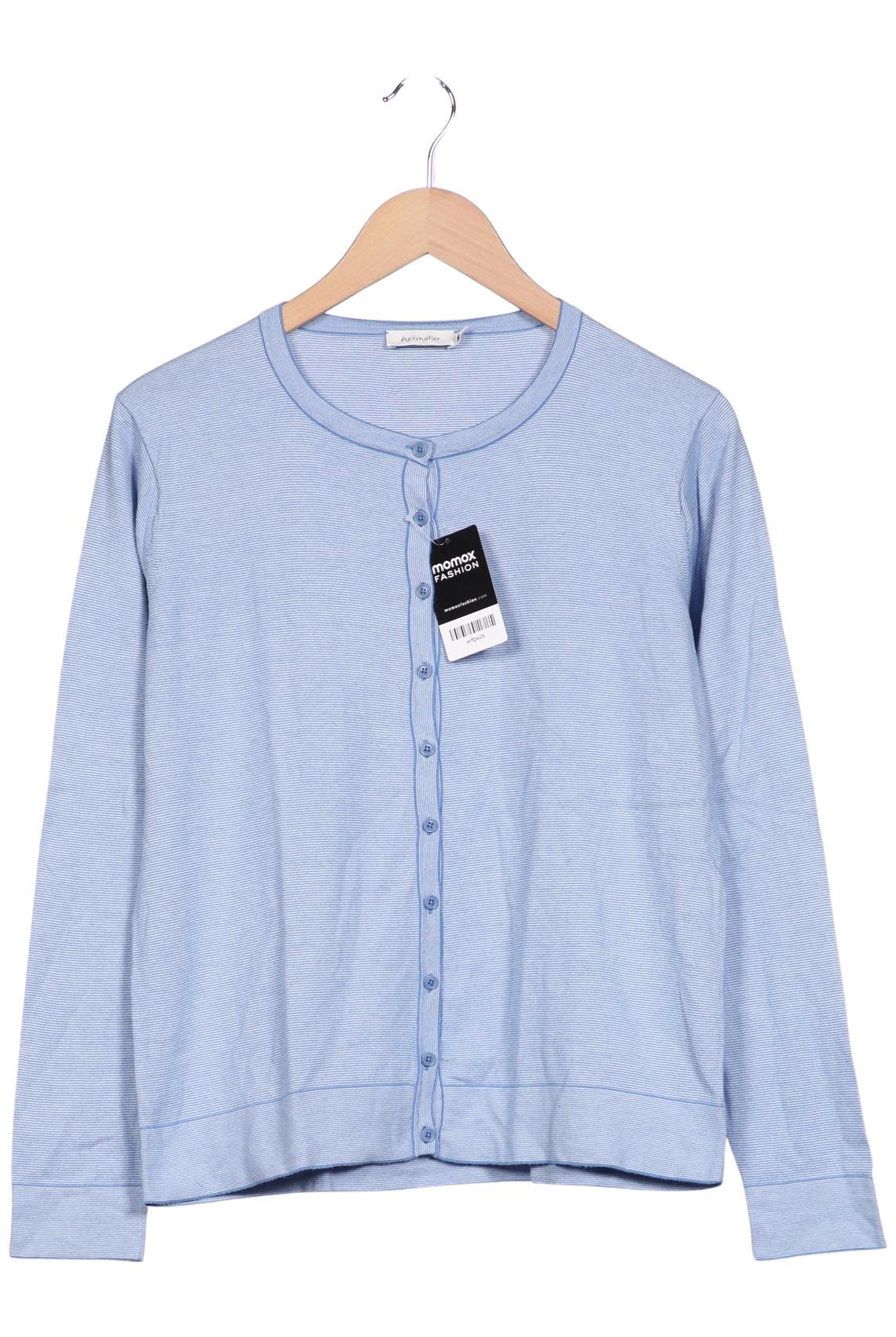 

hessnatur Damen Strickjacke, hellblau, Gr. 44