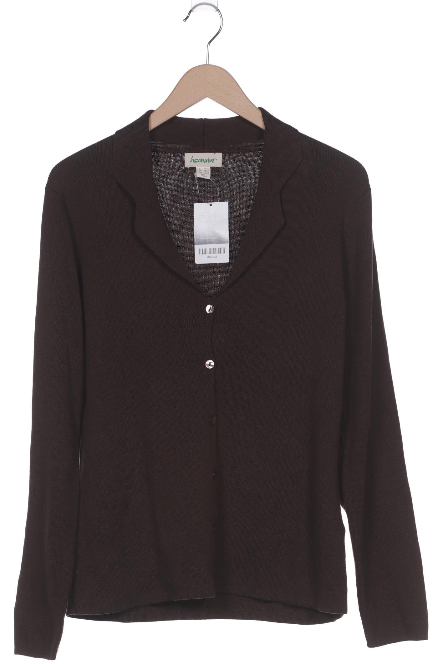 

hessnatur Damen Strickjacke, braun, Gr. 44