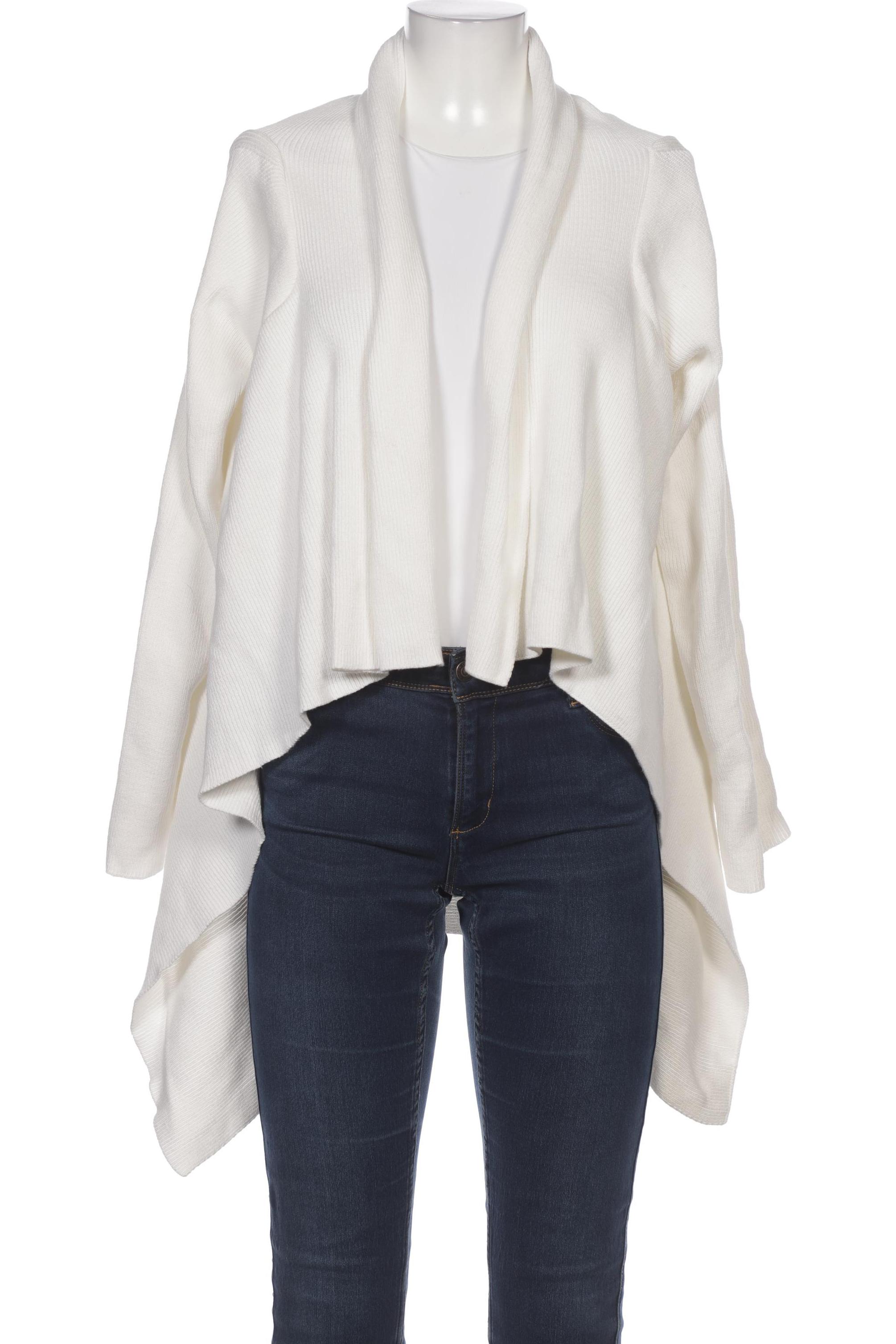 

hessnatur Damen Strickjacke, weiß, Gr. 40