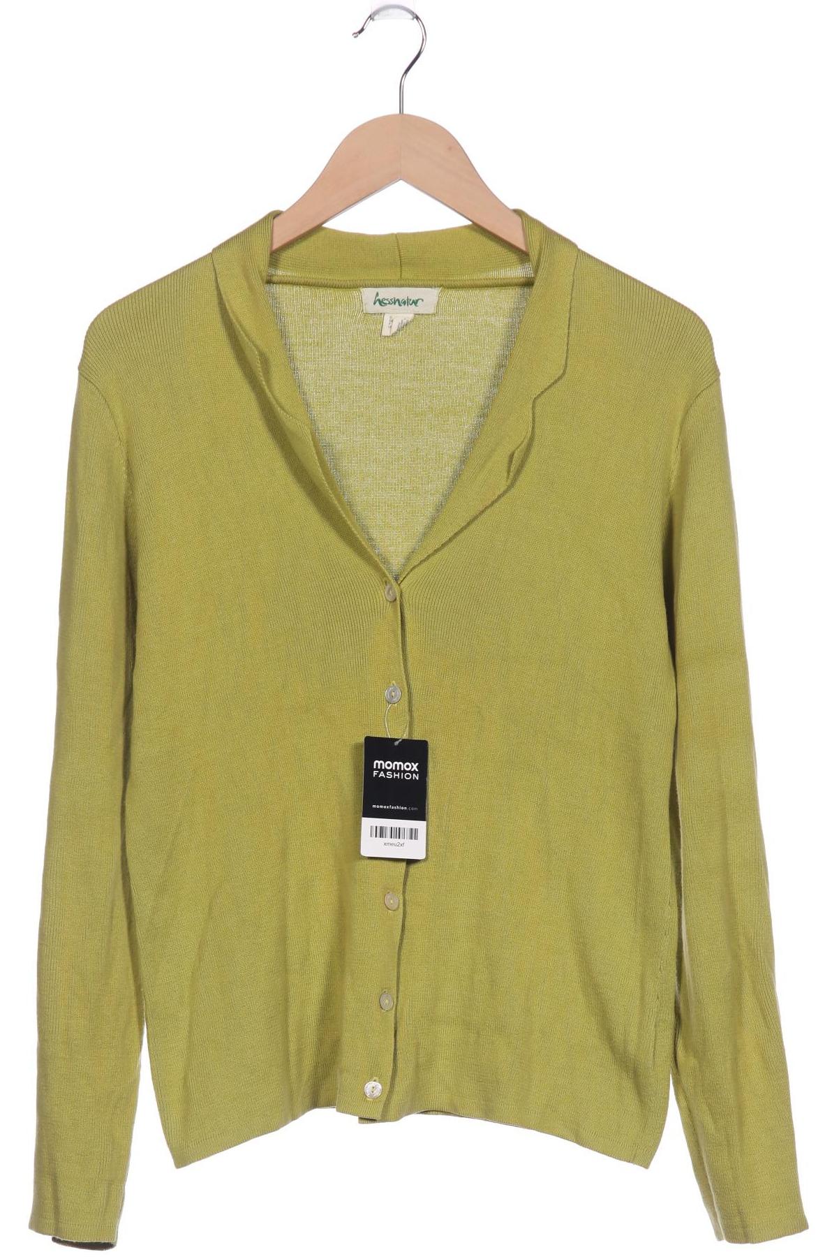 

hessnatur Damen Strickjacke, neon, Gr. 40