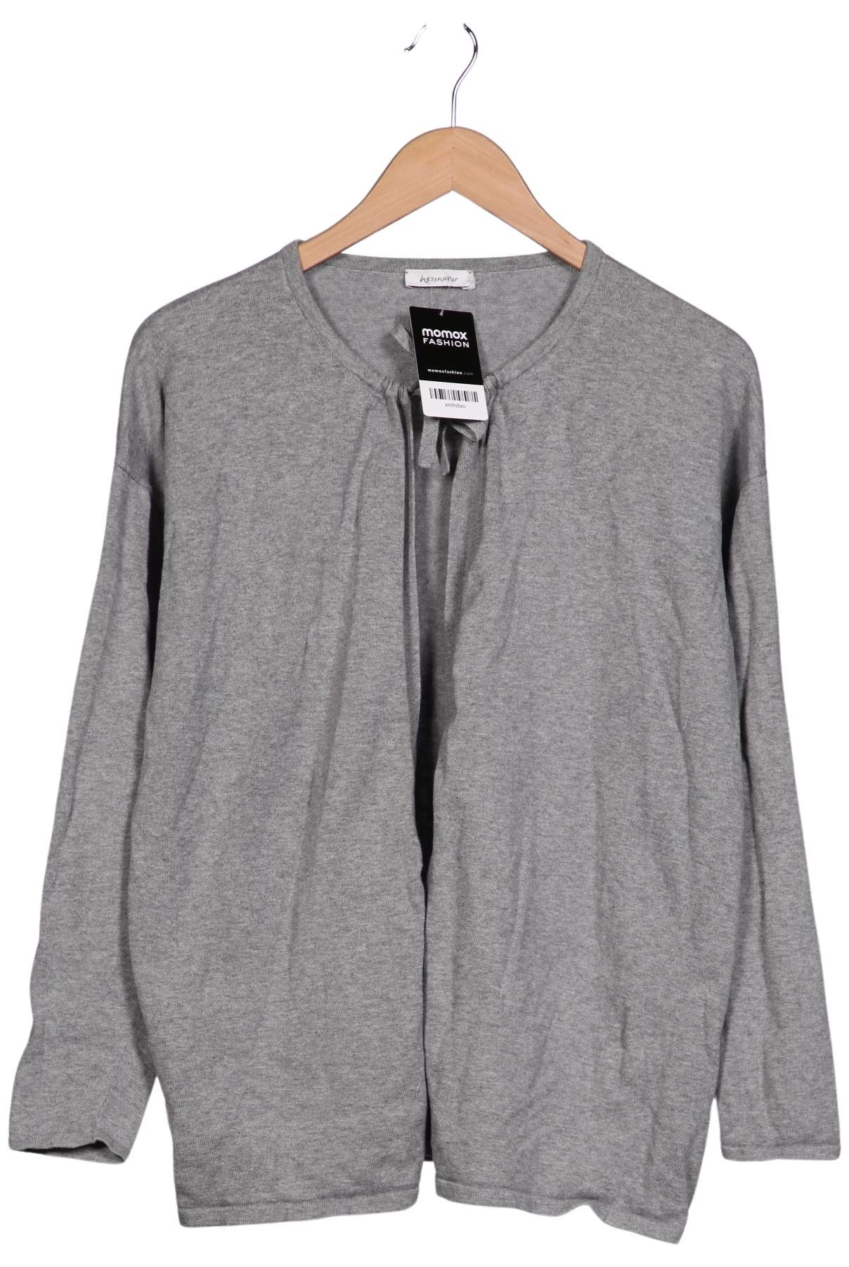 

hessnatur Damen Strickjacke, grau, Gr. 38