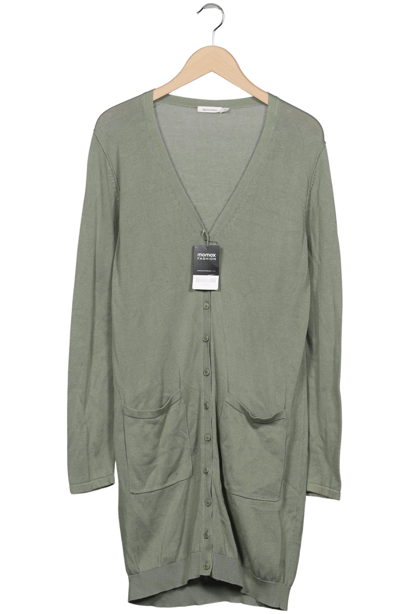 

hessnatur Damen Strickjacke, grün, Gr. 40