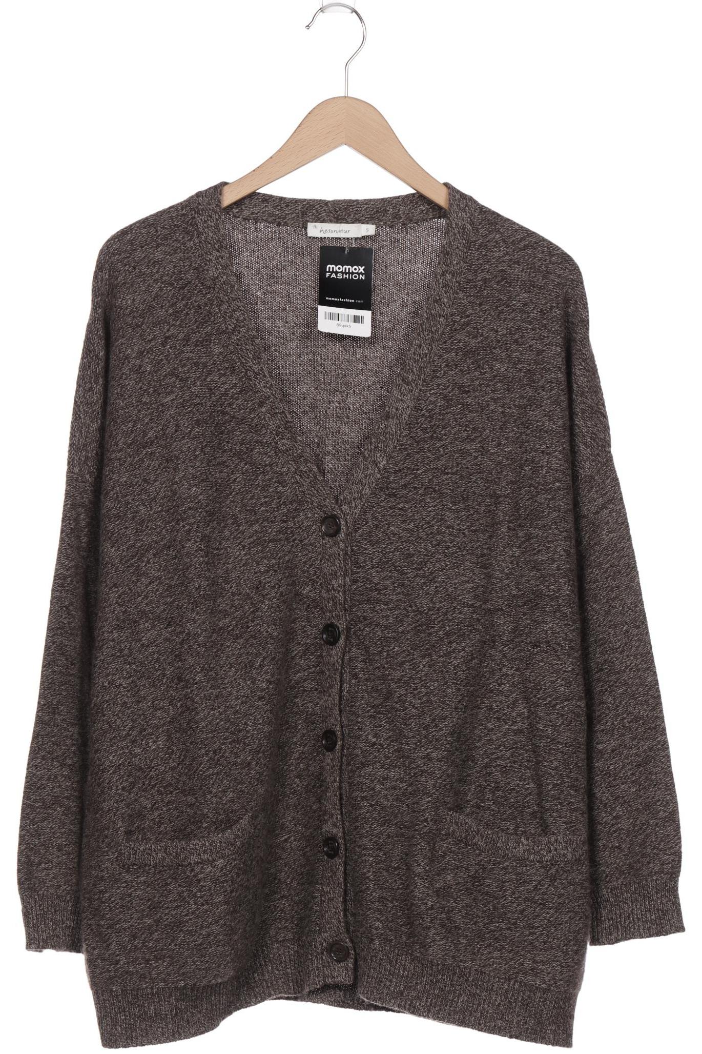 

hessnatur Damen Strickjacke, braun, Gr. 36