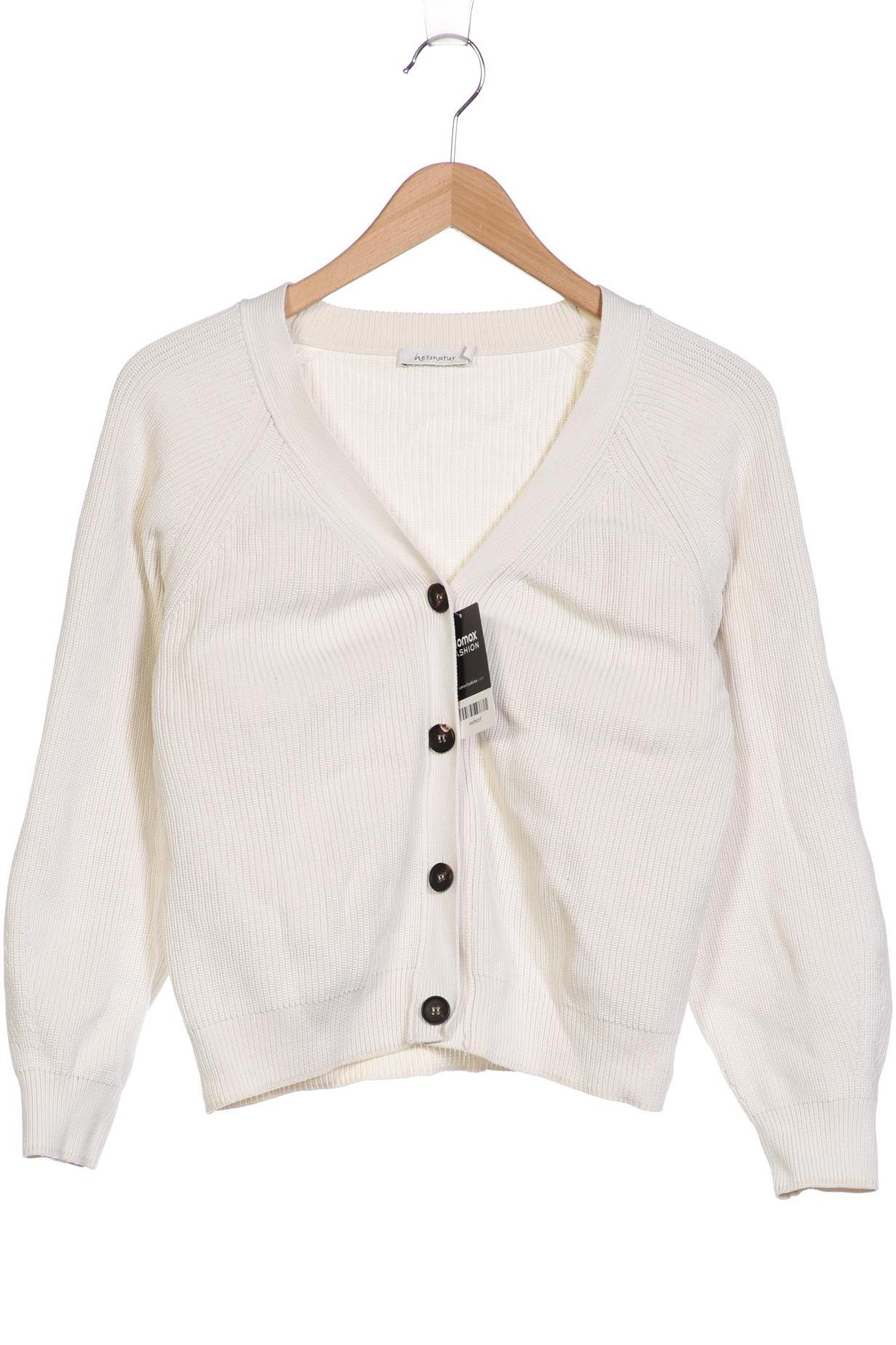 

hessnatur Damen Strickjacke, cremeweiß, Gr. 36