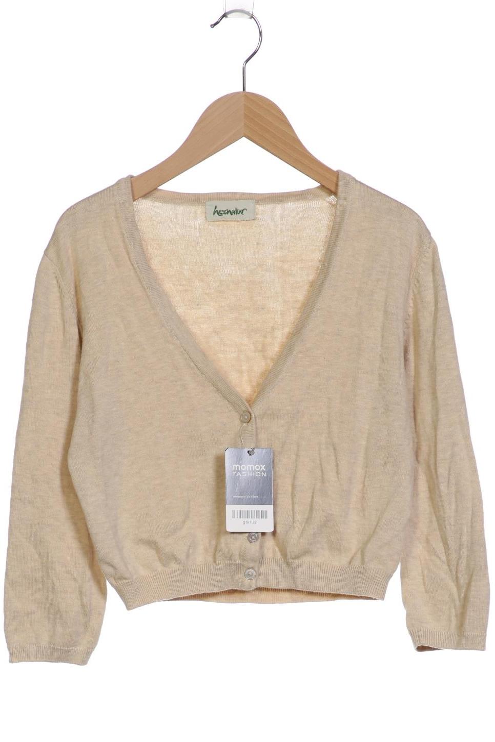 

hessnatur Damen Strickjacke, beige, Gr. 36