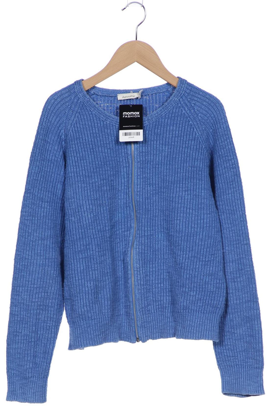 

hessnatur Damen Strickjacke, blau, Gr. 38