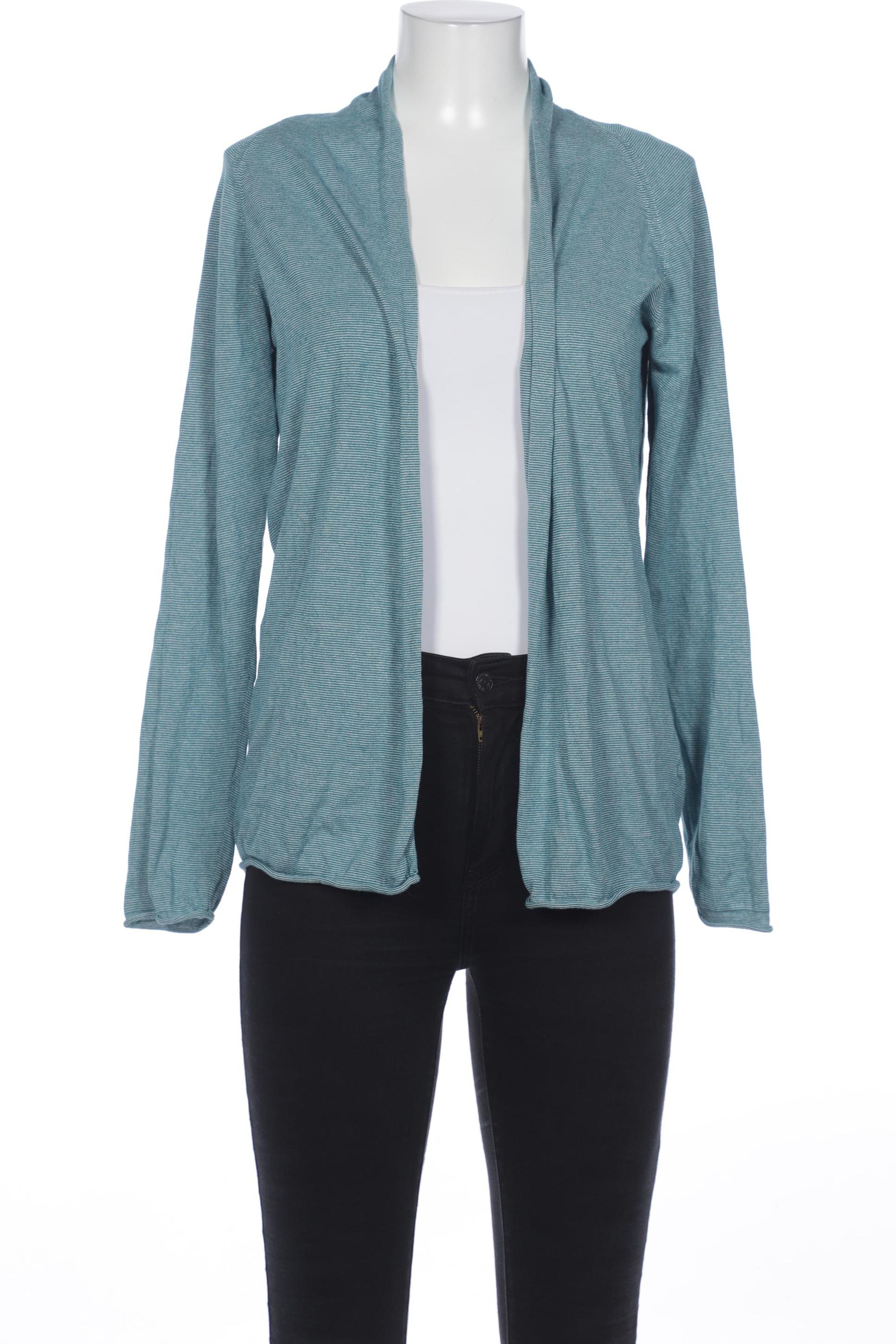 

hessnatur Damen Strickjacke, türkis, Gr. 38