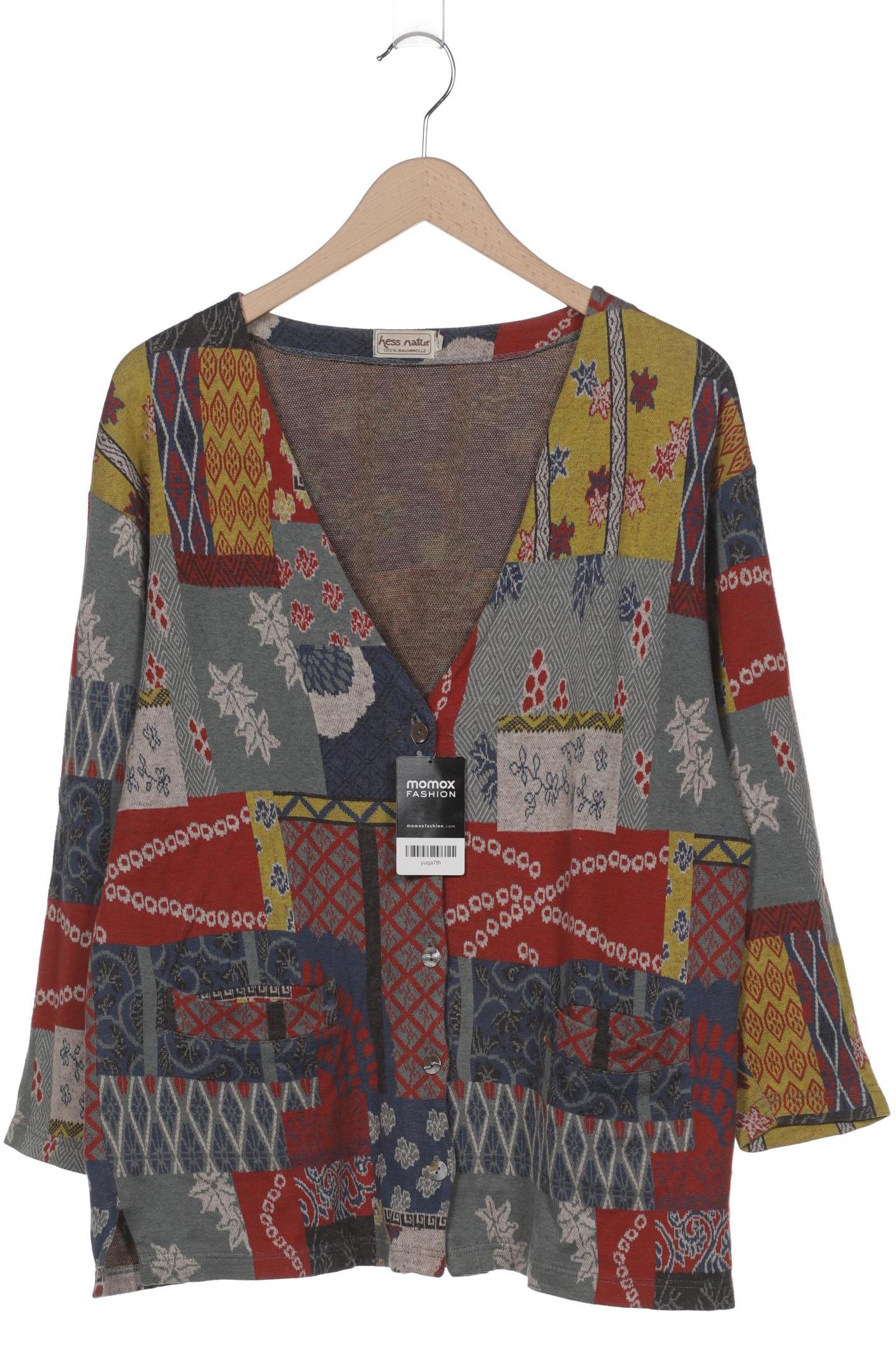 

hessnatur Damen Strickjacke, mehrfarbig, Gr. 38