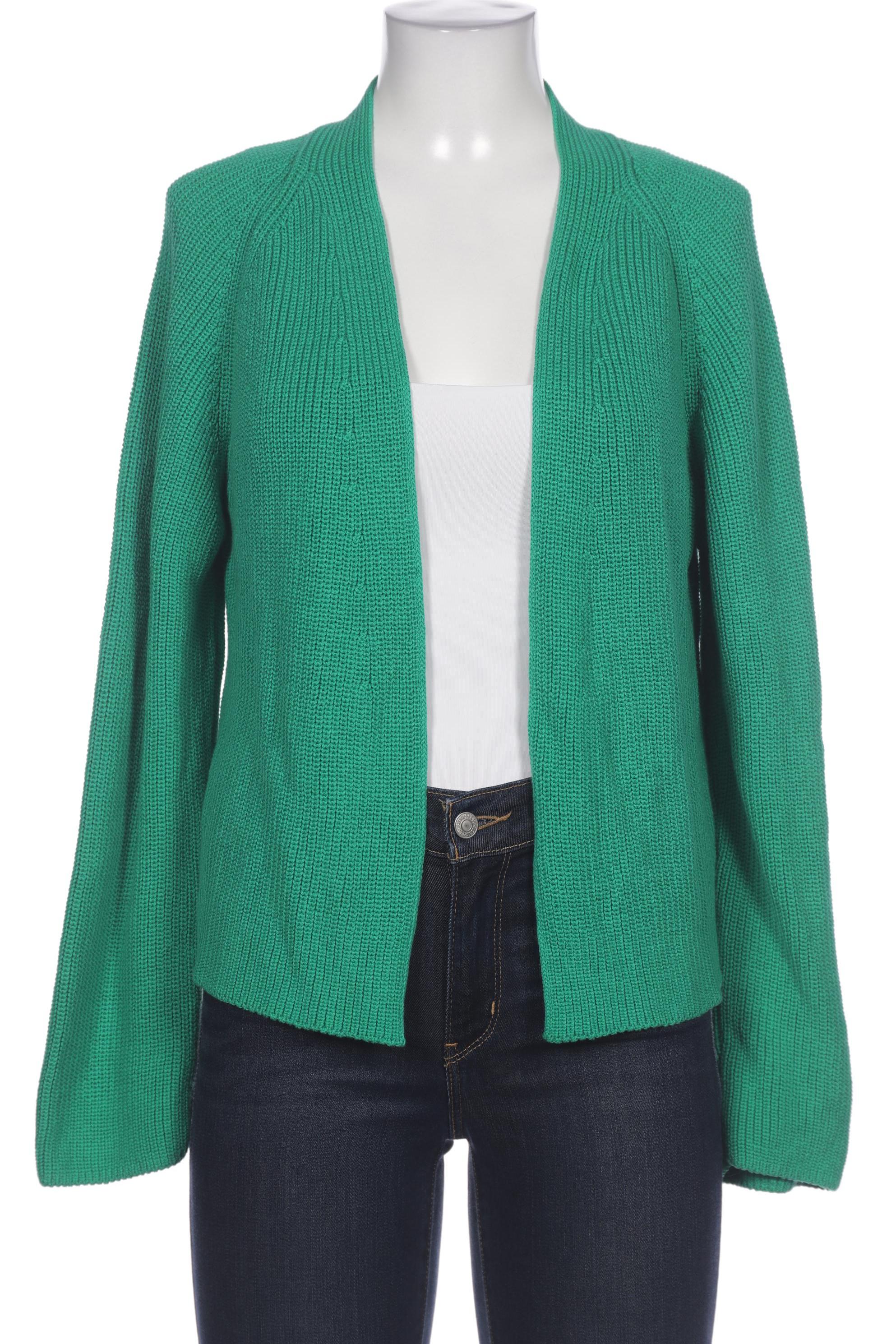 

hessnatur Damen Strickjacke, grün, Gr. 38