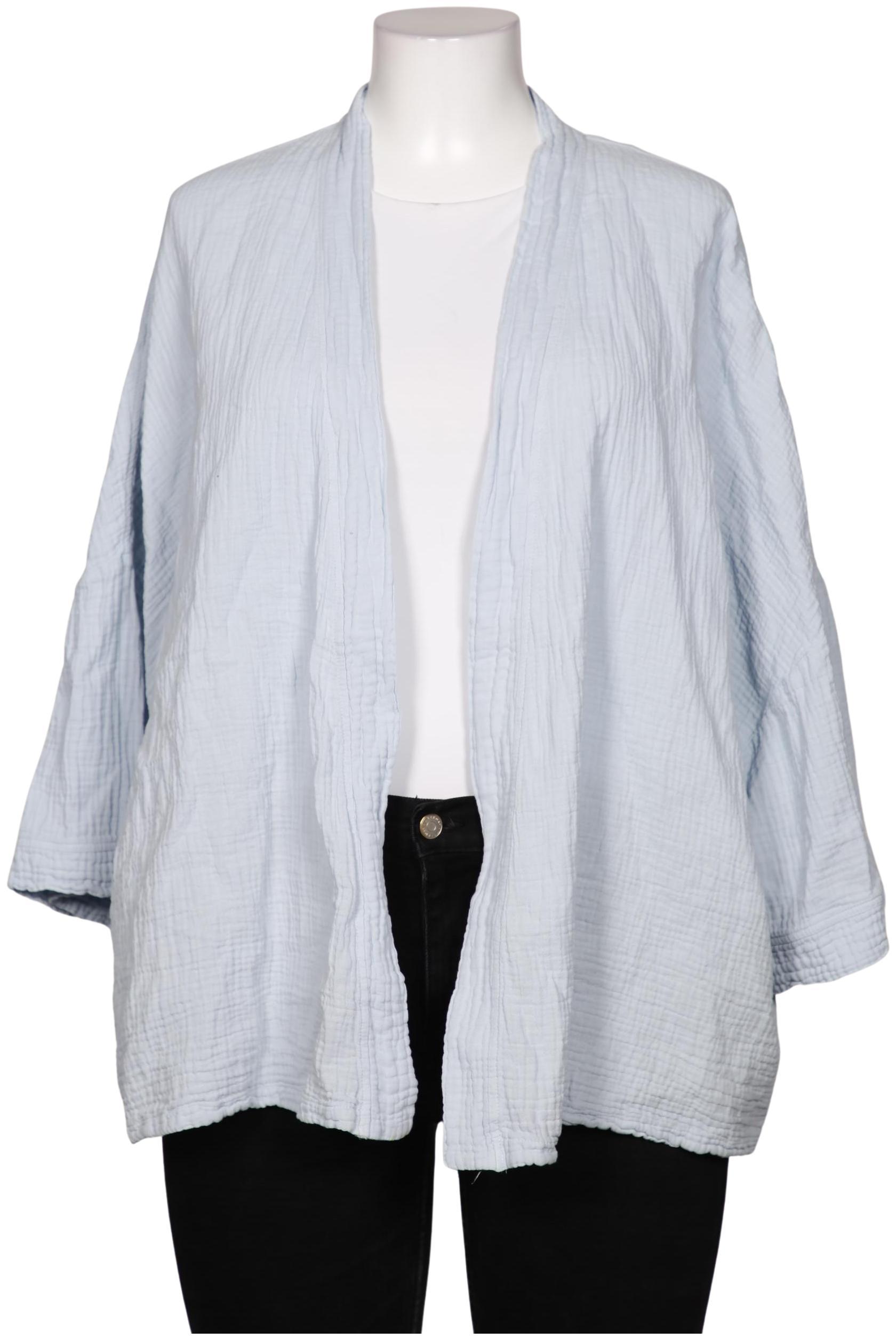 

hessnatur Damen Strickjacke, hellblau, Gr. 46