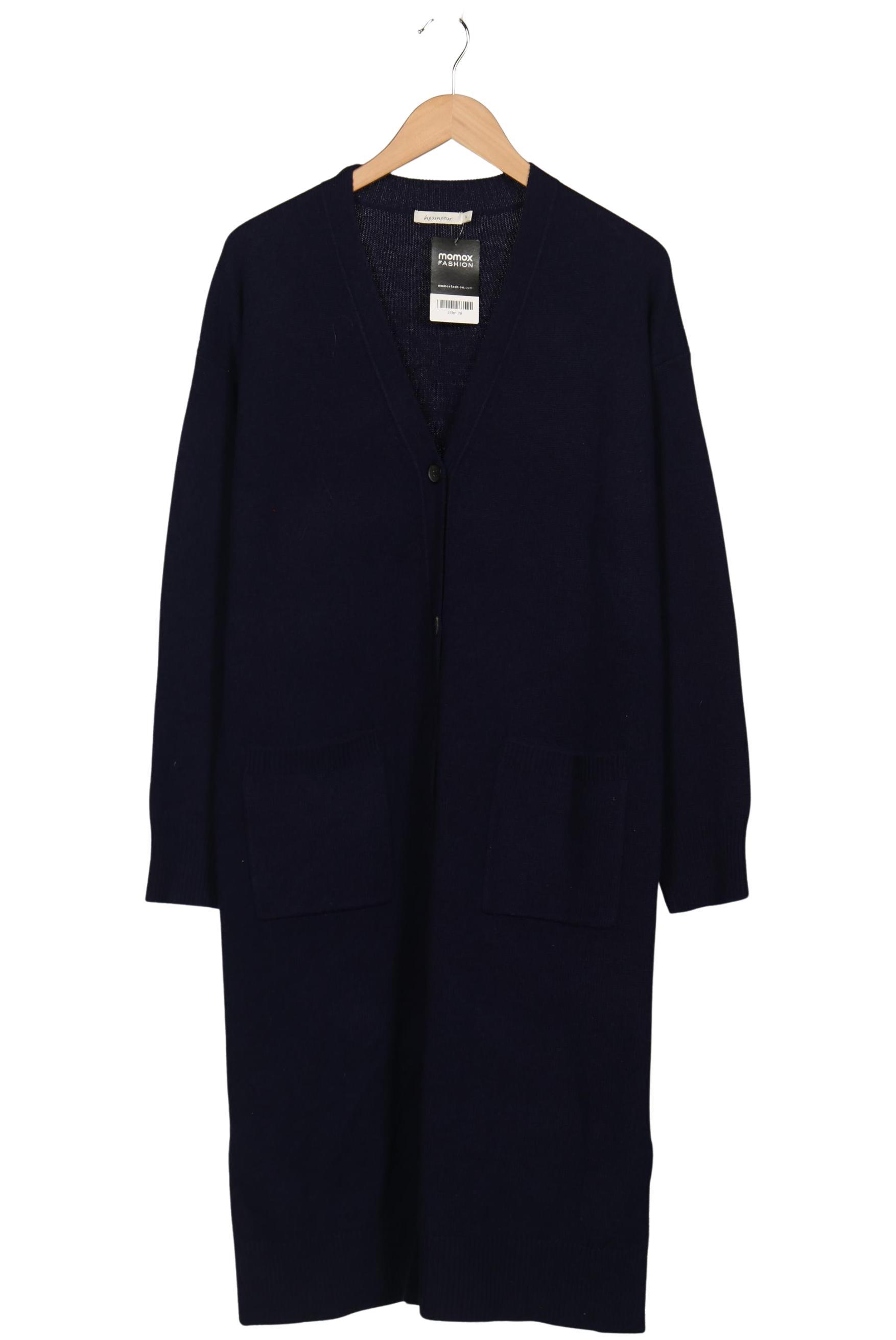 

hessnatur Damen Strickjacke, marineblau, Gr. 38