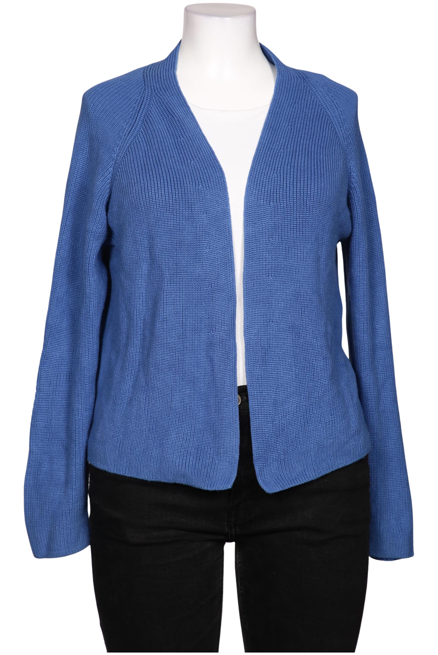 

hessnatur Damen Strickjacke, blau, Gr. 42