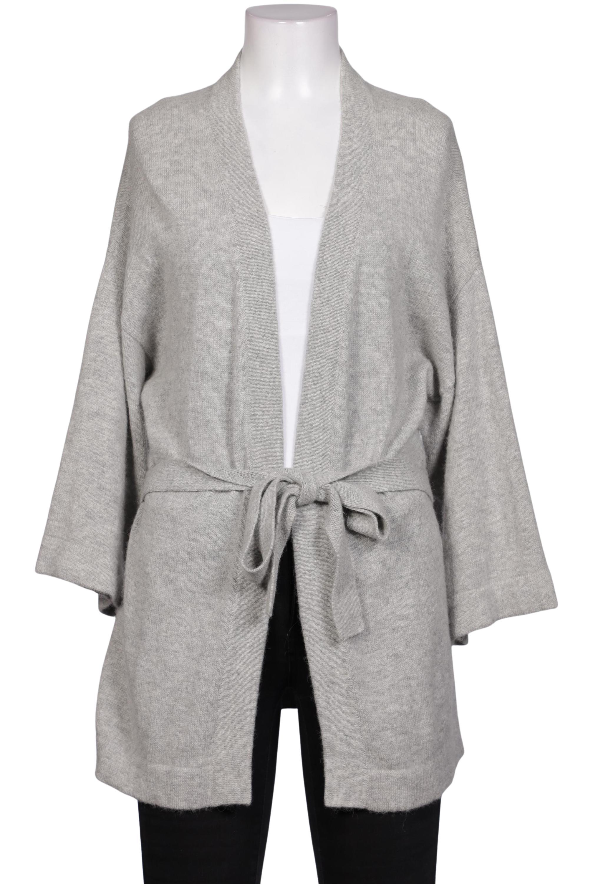 

hessnatur Damen Strickjacke, grau, Gr. 36