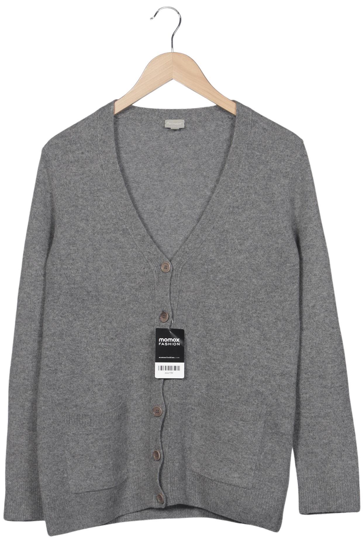 

hessnatur Damen Strickjacke, grau, Gr. 38