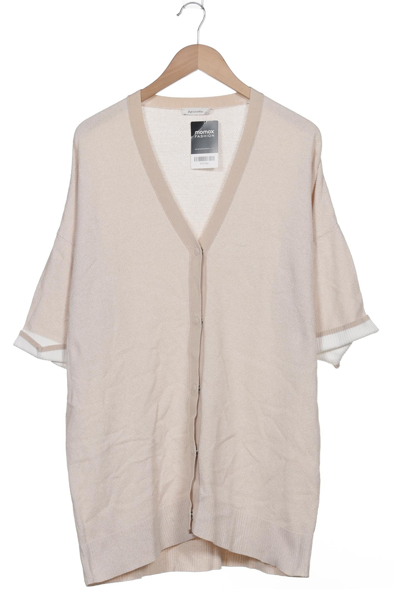 

hessnatur Damen Strickjacke, beige, Gr. 42