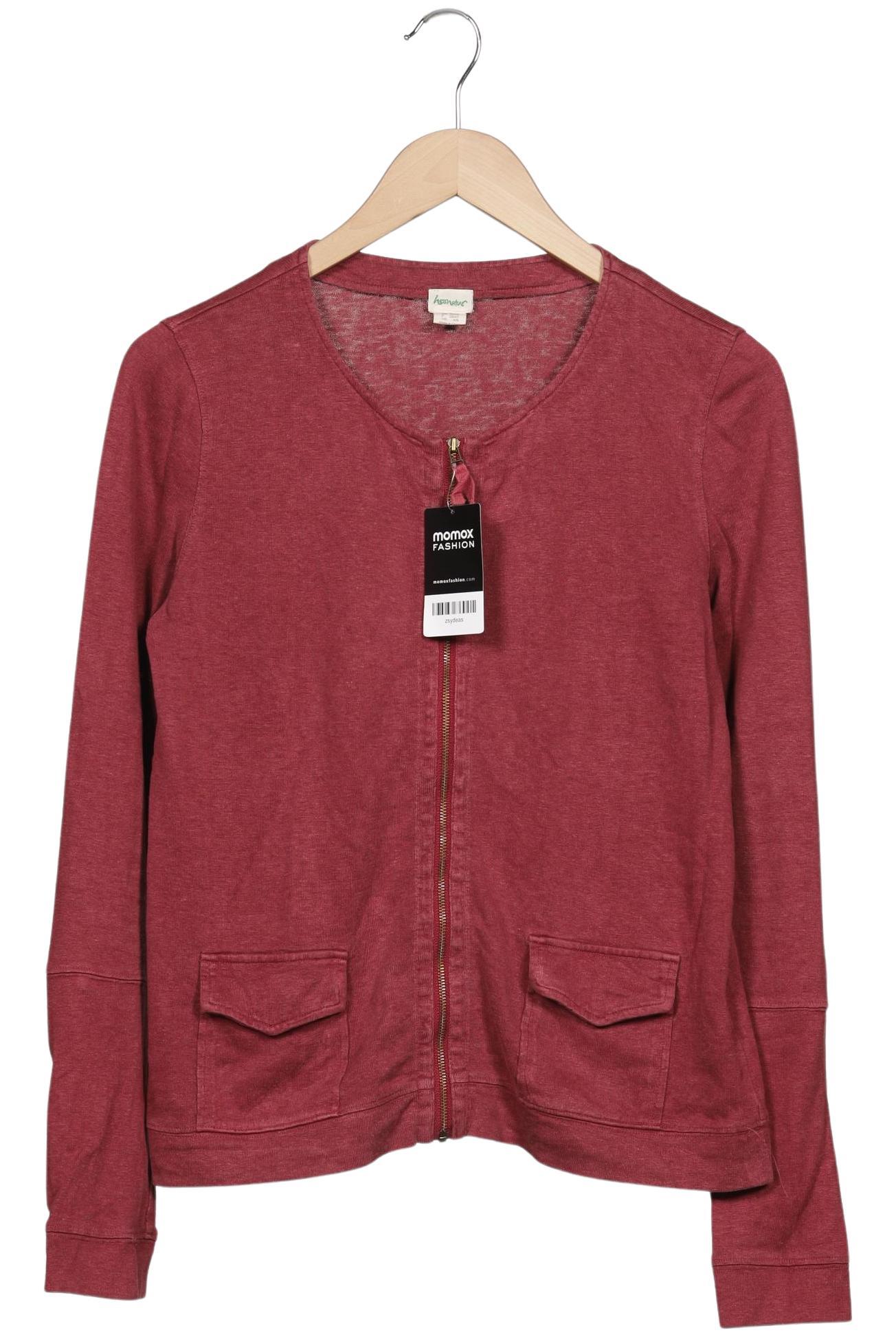 

hessnatur Damen Strickjacke, bordeaux, Gr. 36