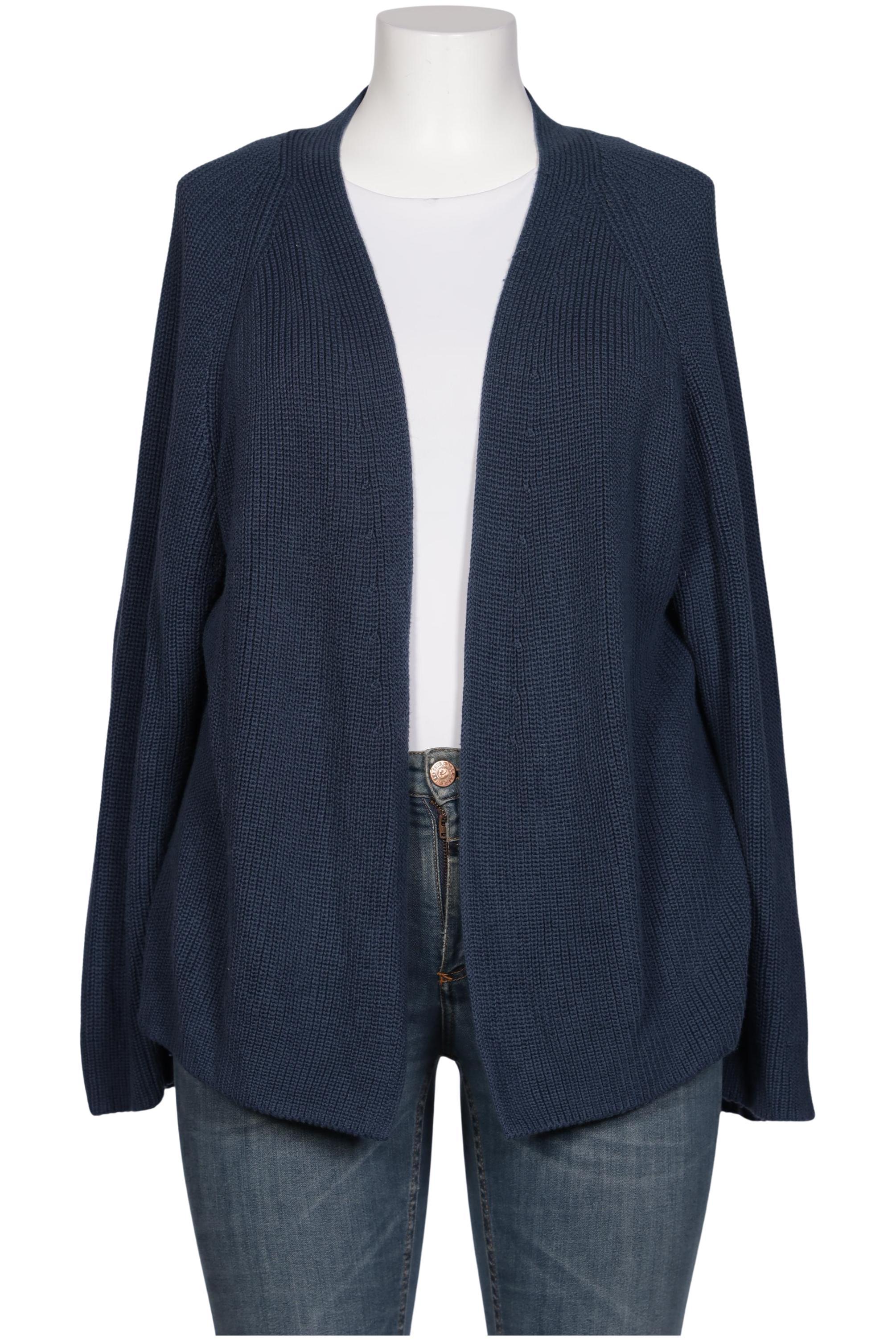 

hessnatur Damen Strickjacke, marineblau, Gr. 48