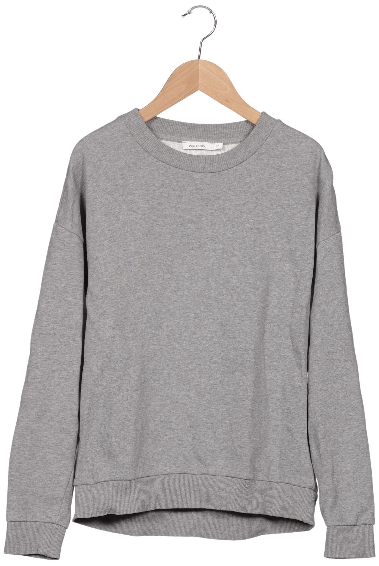 

hessnatur Damen Sweatshirt, grau, Gr. 36