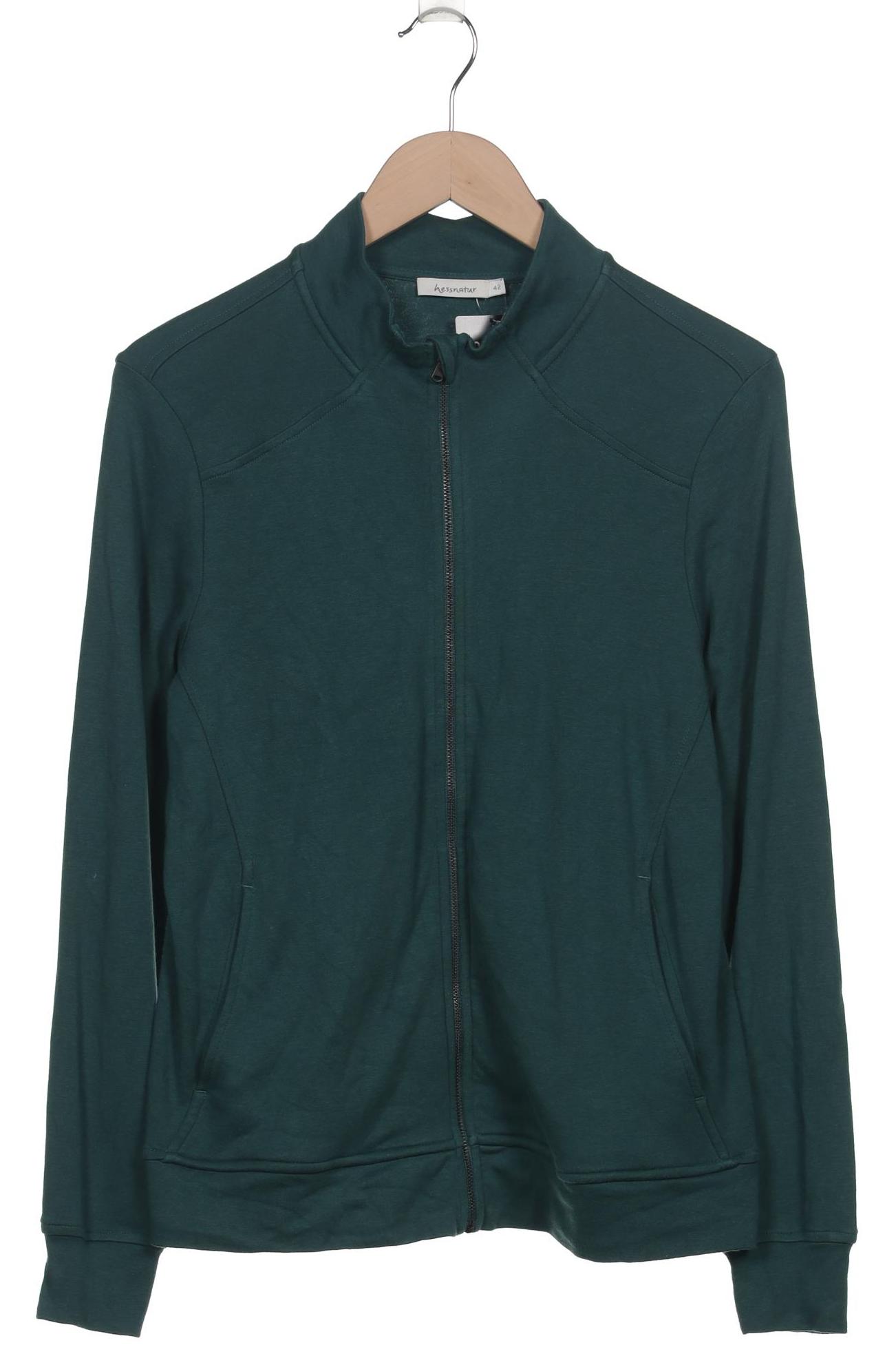 

hessnatur Damen Sweatshirt, grün, Gr. 42