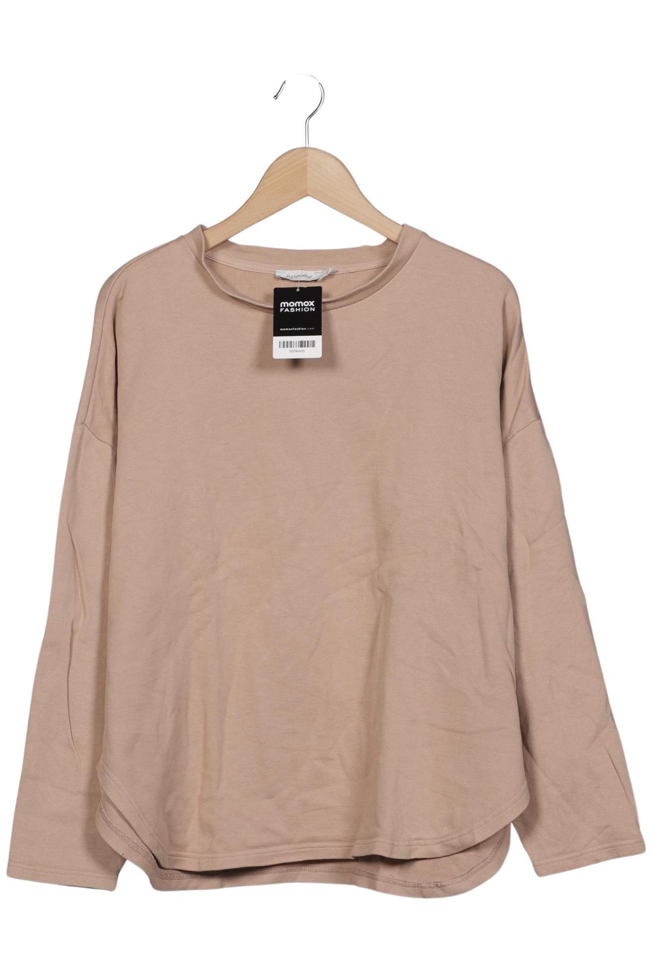 

hessnatur Damen Sweatshirt, beige, Gr. 42