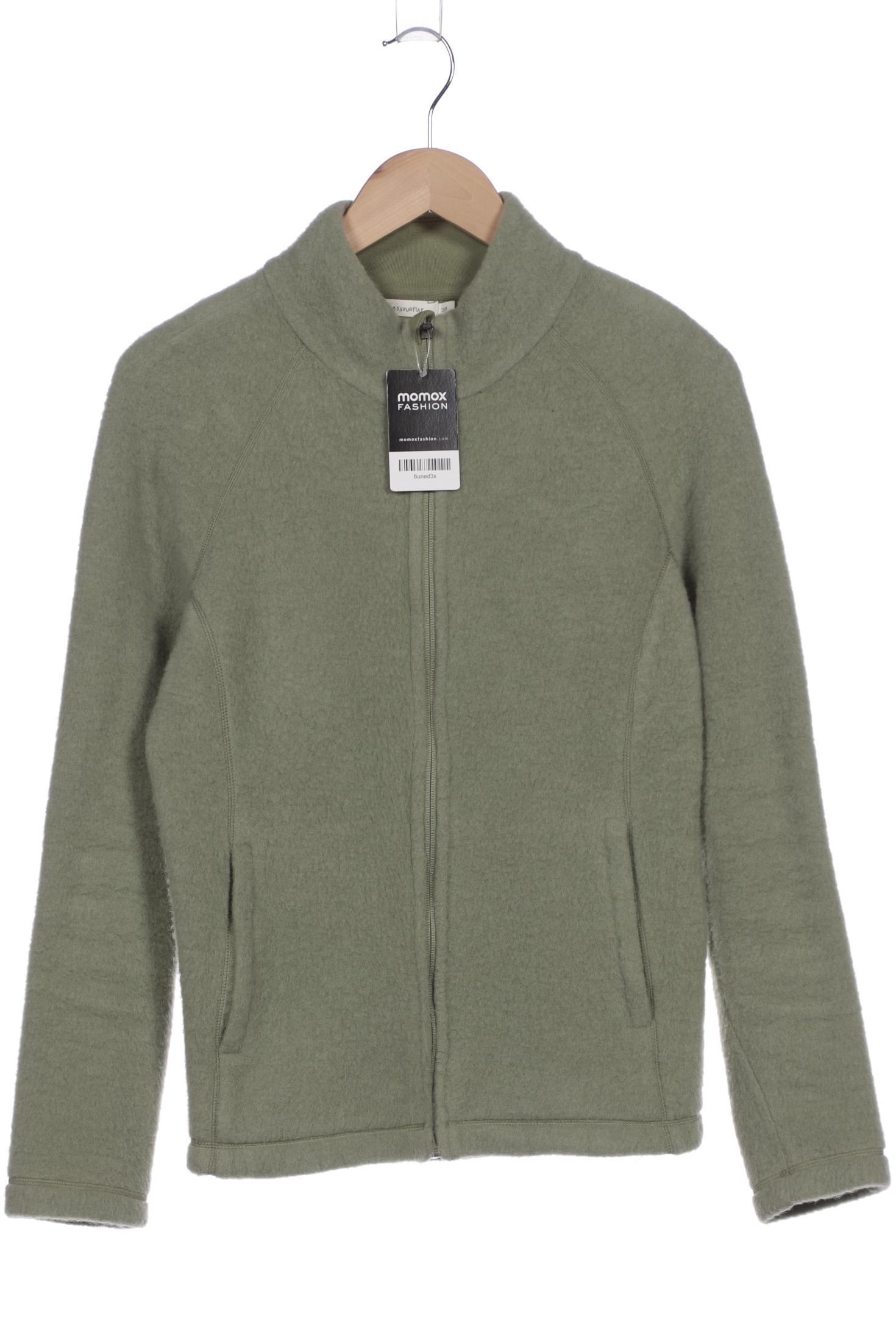 

hessnatur Damen Sweatshirt, grün, Gr. 38