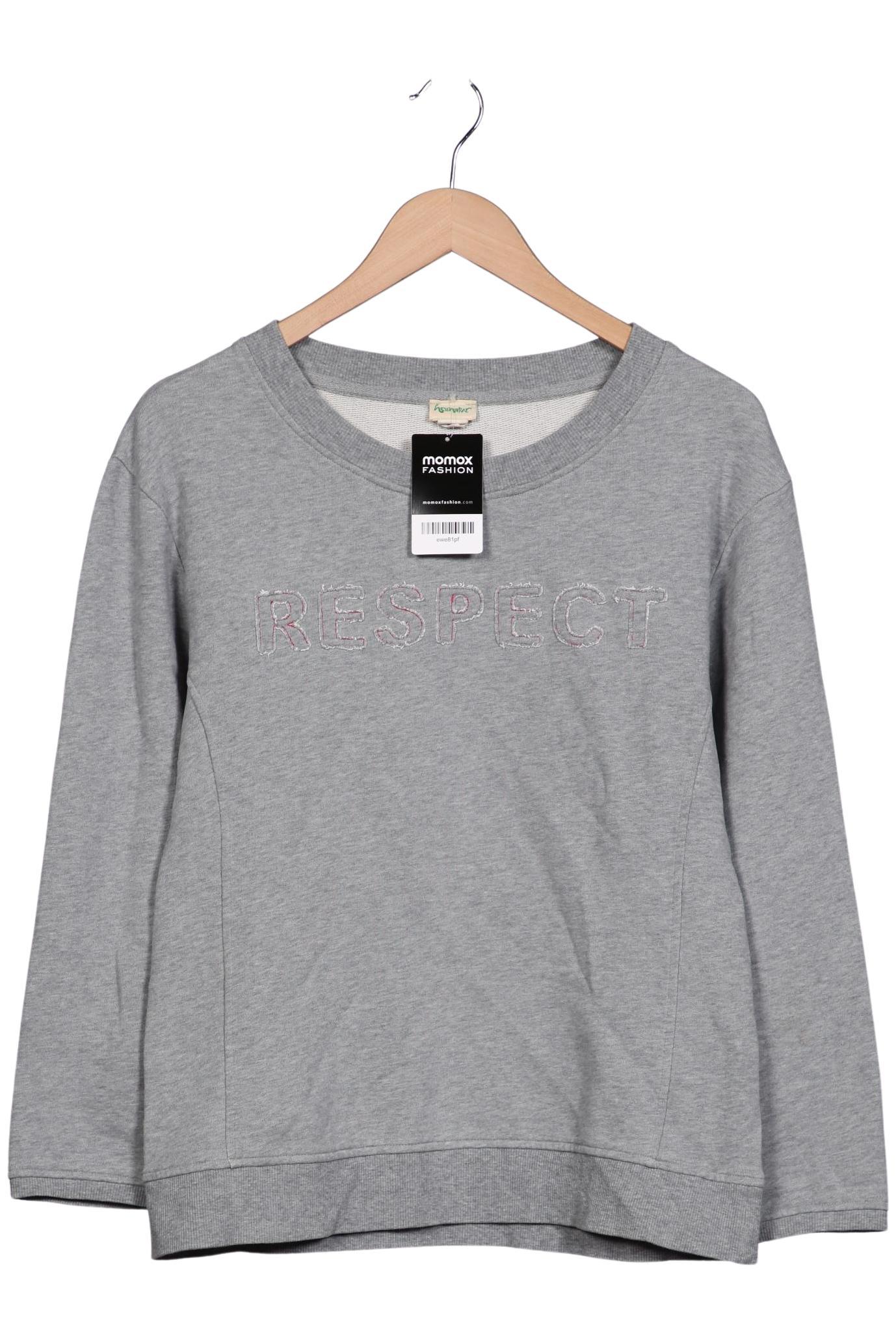 

hessnatur Damen Sweatshirt, grau, Gr. 36