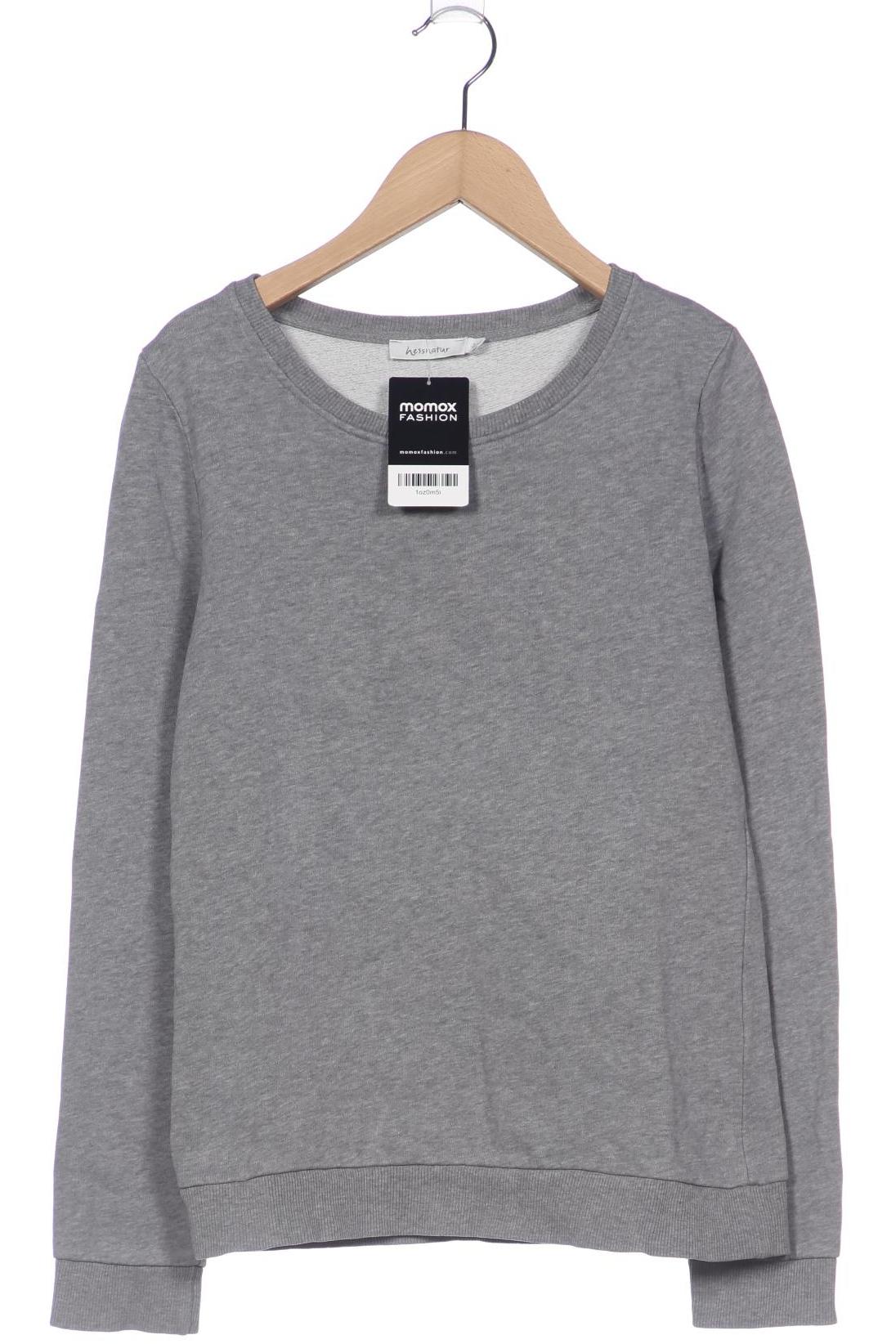 

hessnatur Damen Sweatshirt, grau, Gr. 34