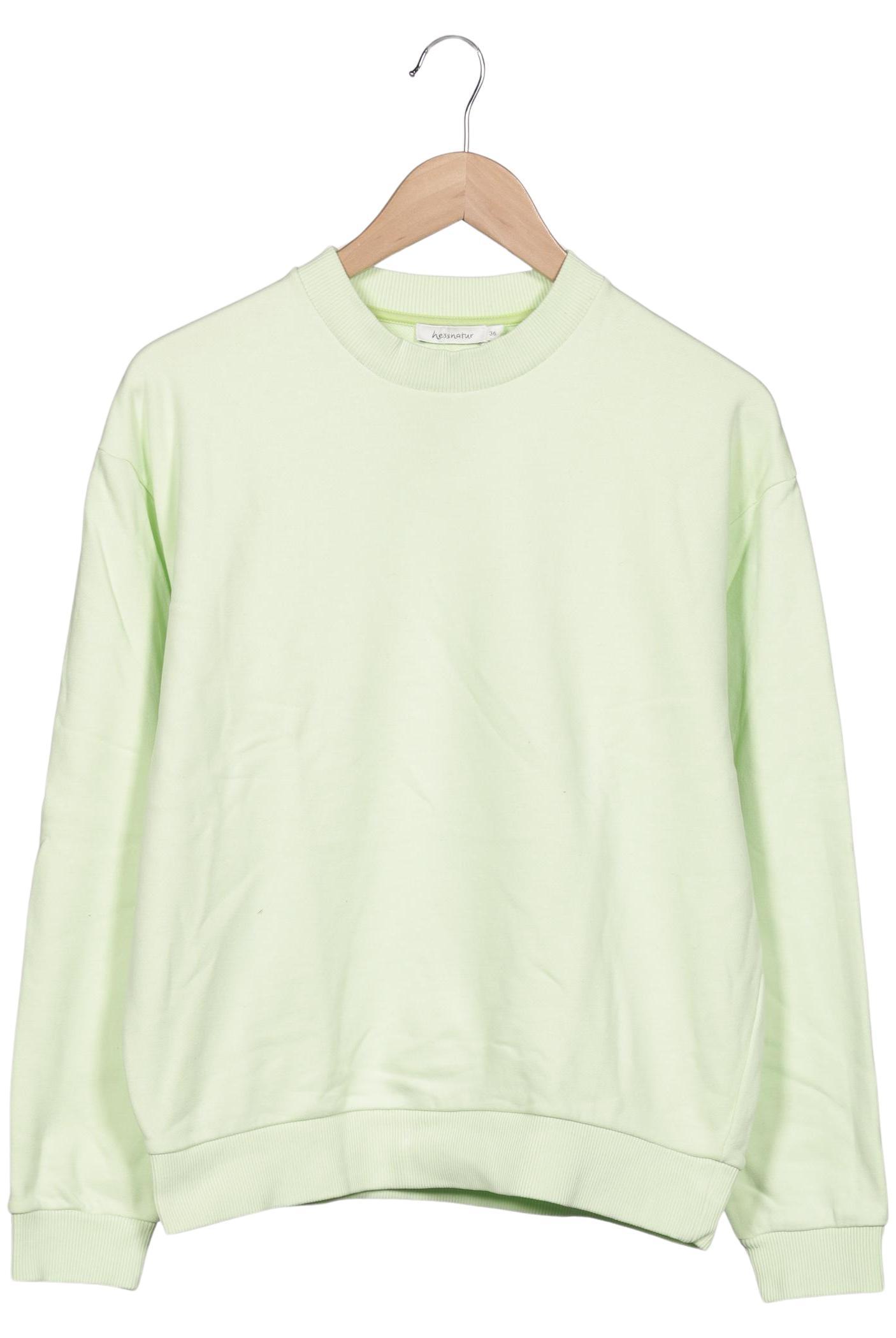 

hessnatur Damen Sweatshirt, hellgrün, Gr. 36