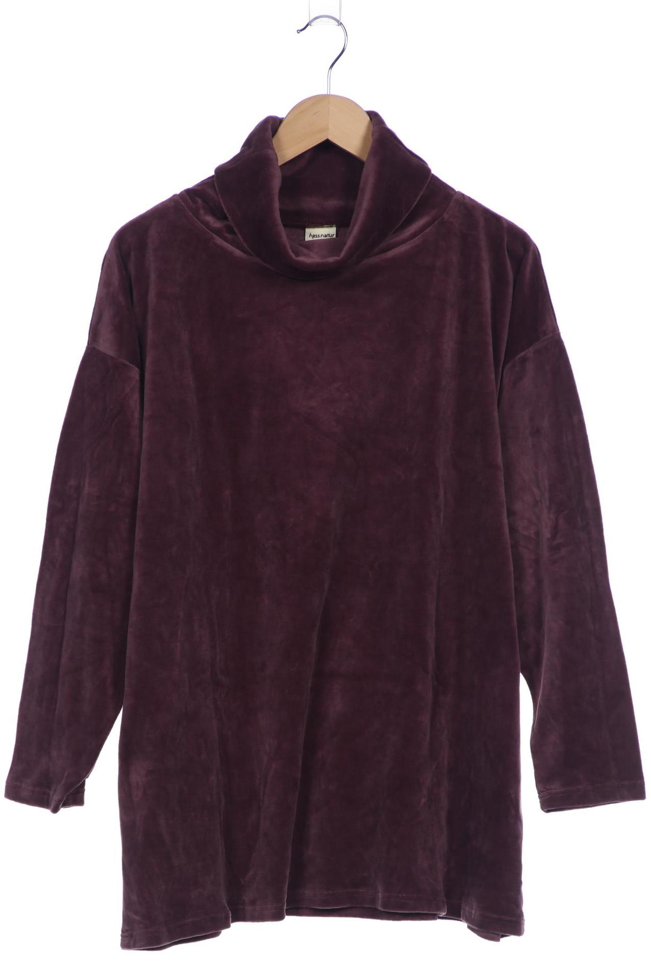 

hessnatur Damen Sweatshirt, bordeaux, Gr. 46