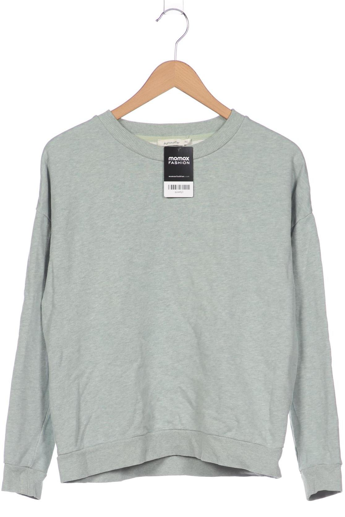 

hessnatur Damen Sweatshirt, türkis, Gr. 40