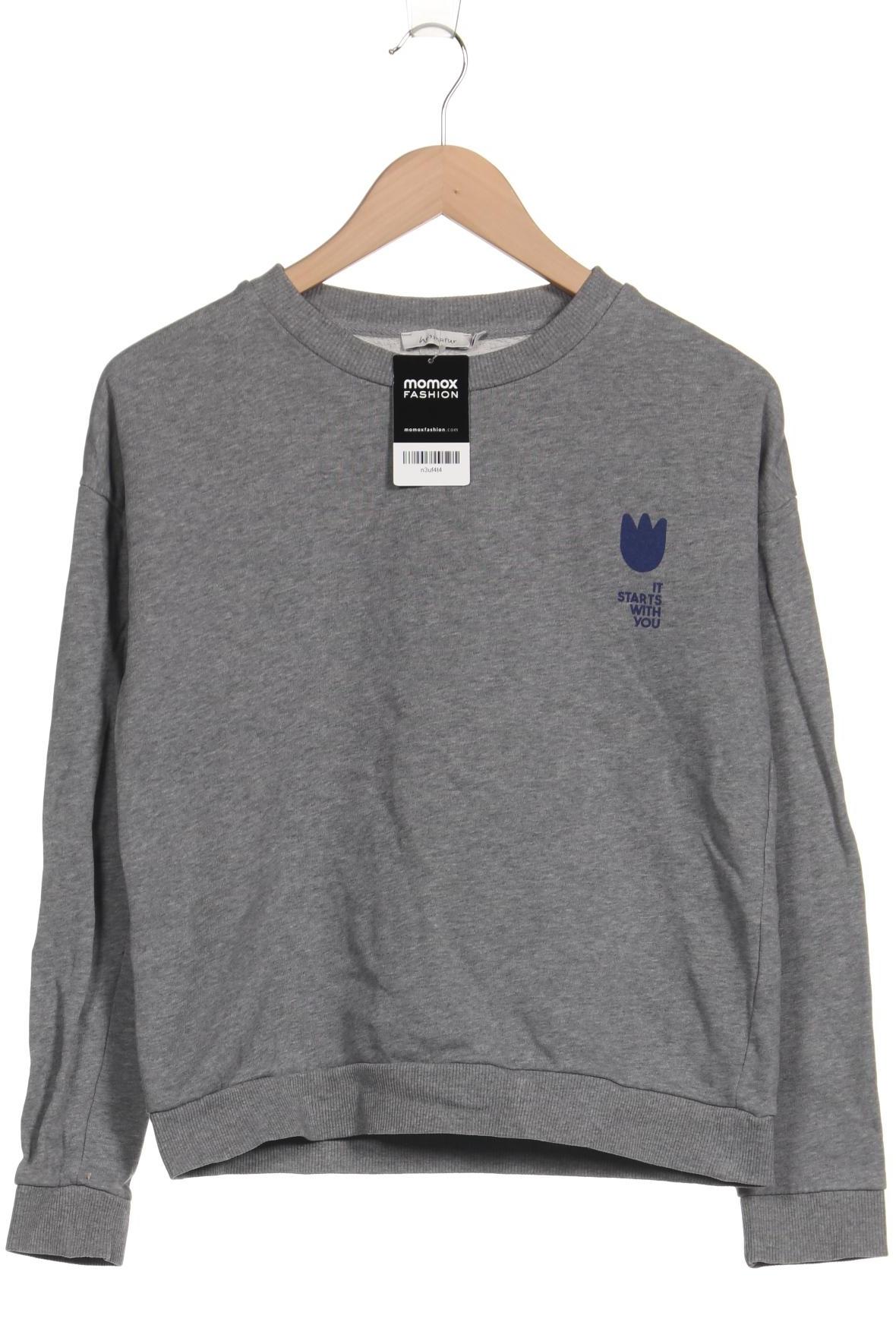 

hessnatur Damen Sweatshirt, grau, Gr. 34