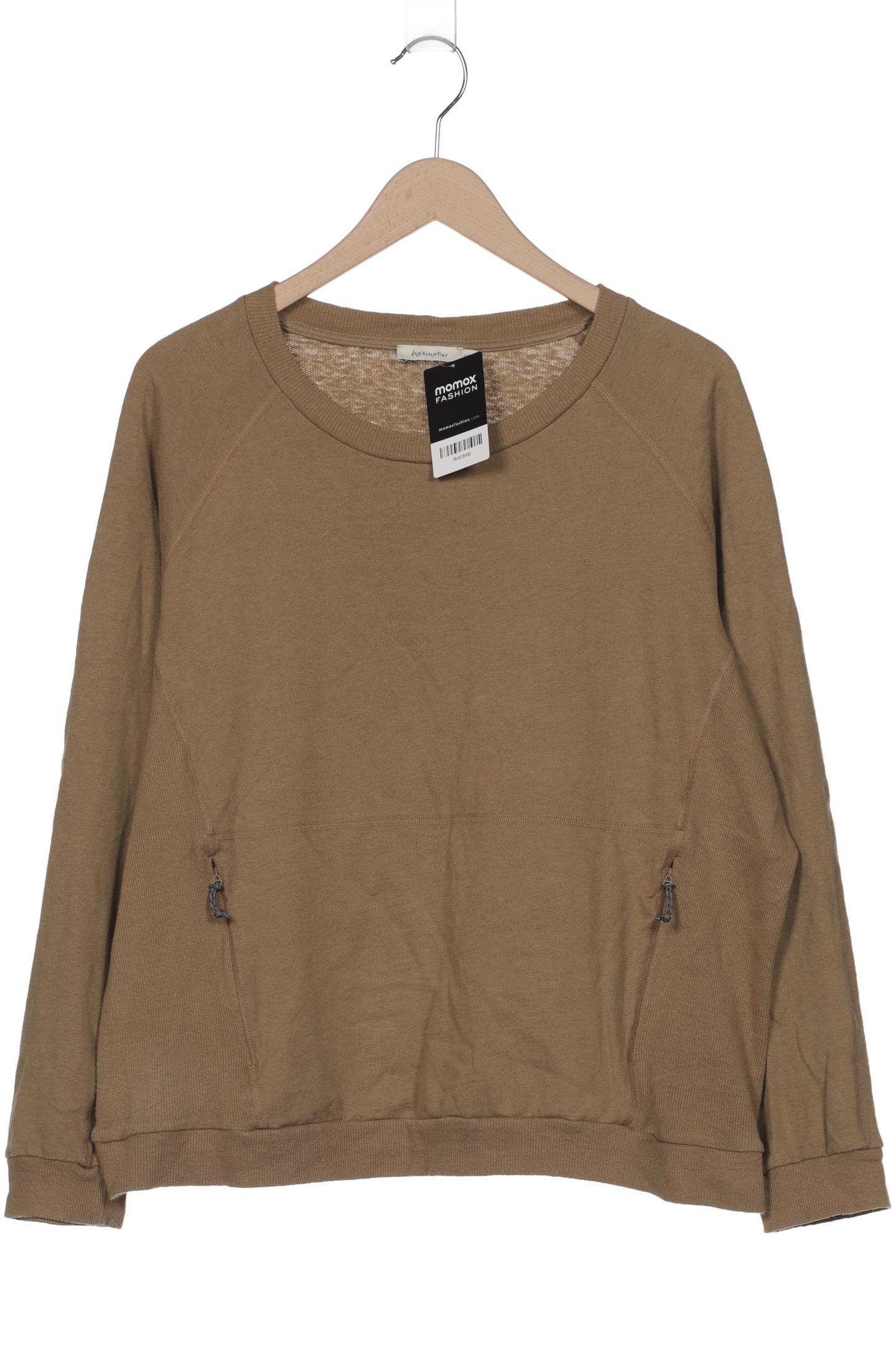 

hessnatur Damen Sweatshirt, beige, Gr. 46