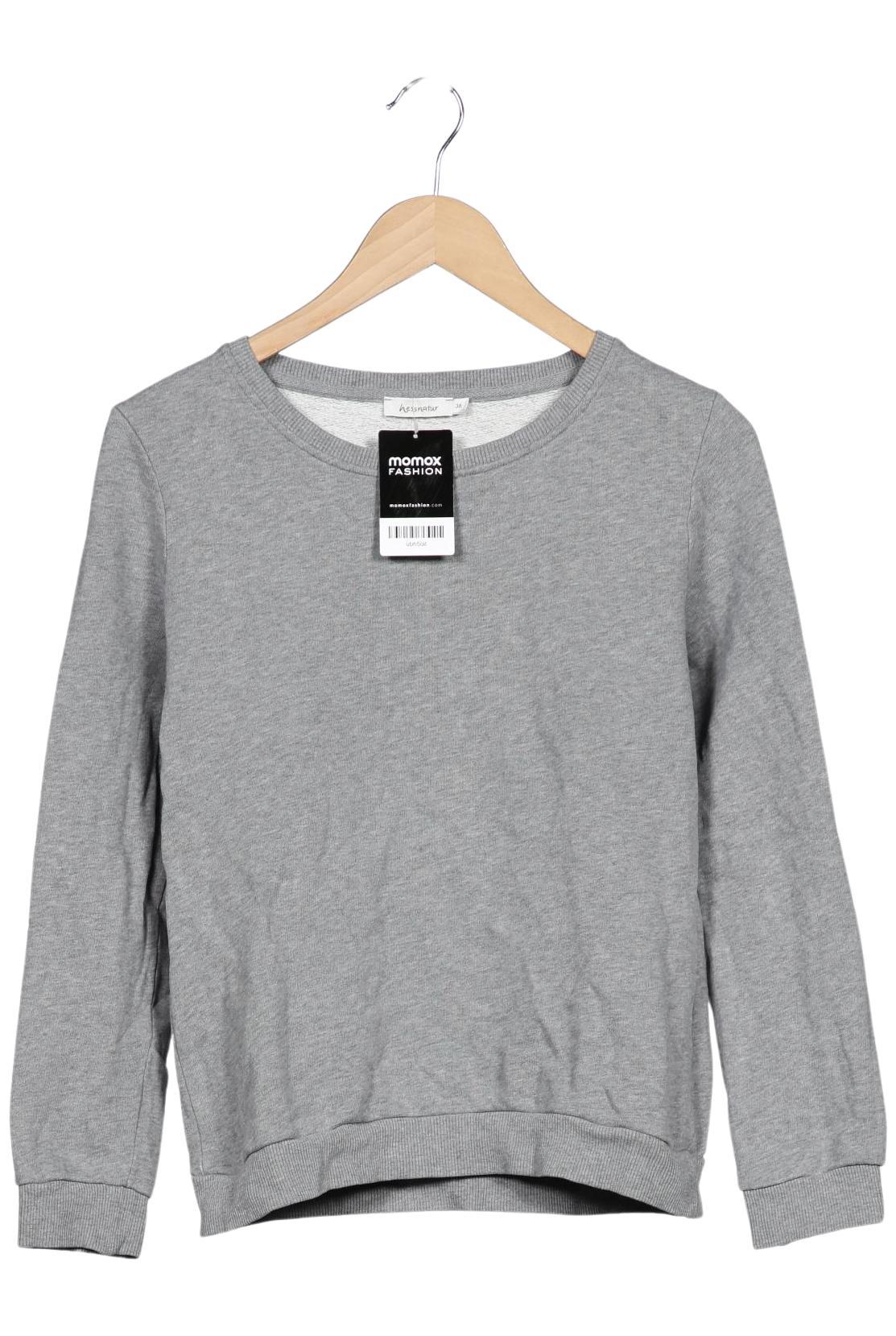 

hessnatur Damen Sweatshirt, grau, Gr. 36
