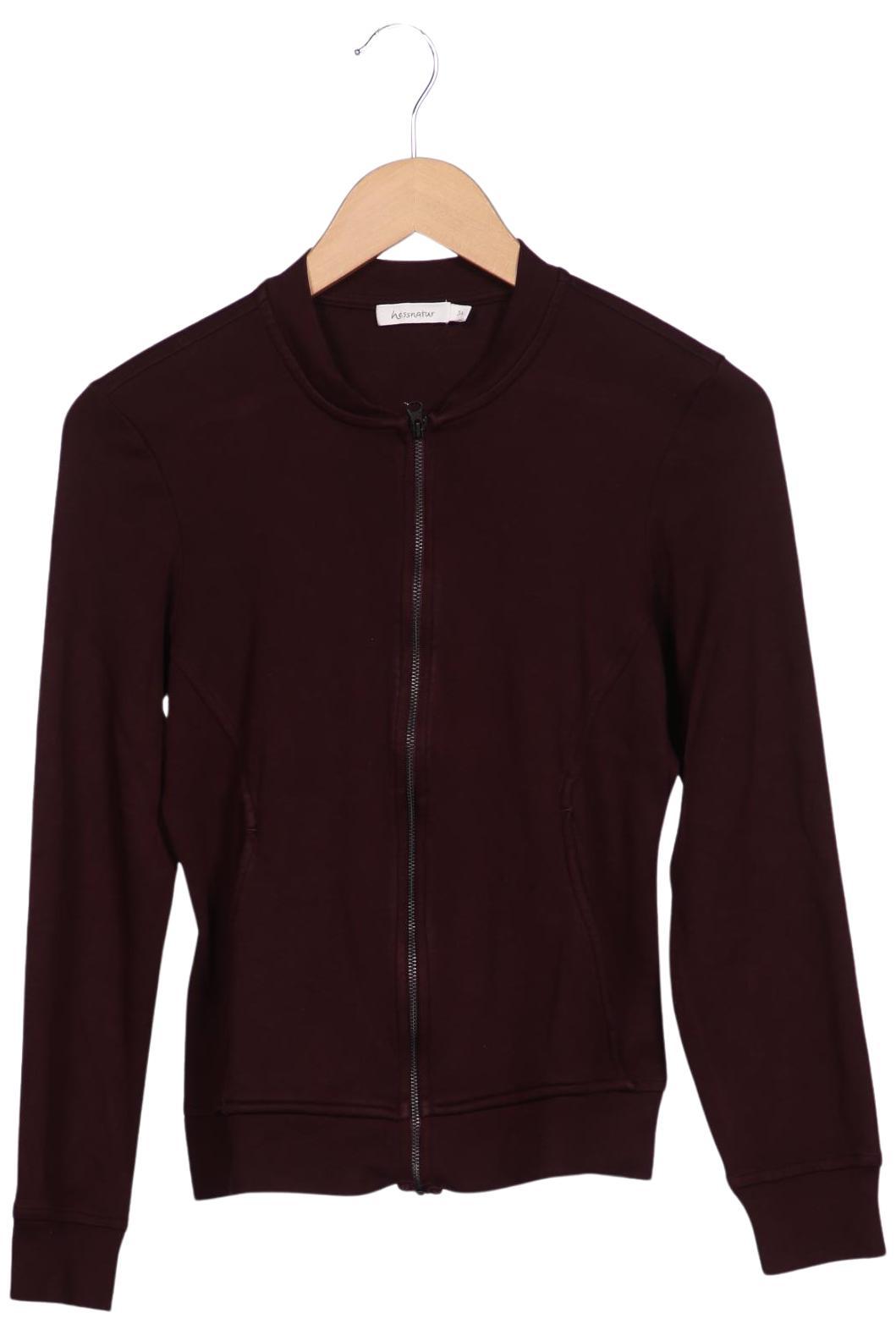 

hessnatur Damen Sweatshirt, bordeaux, Gr. 34