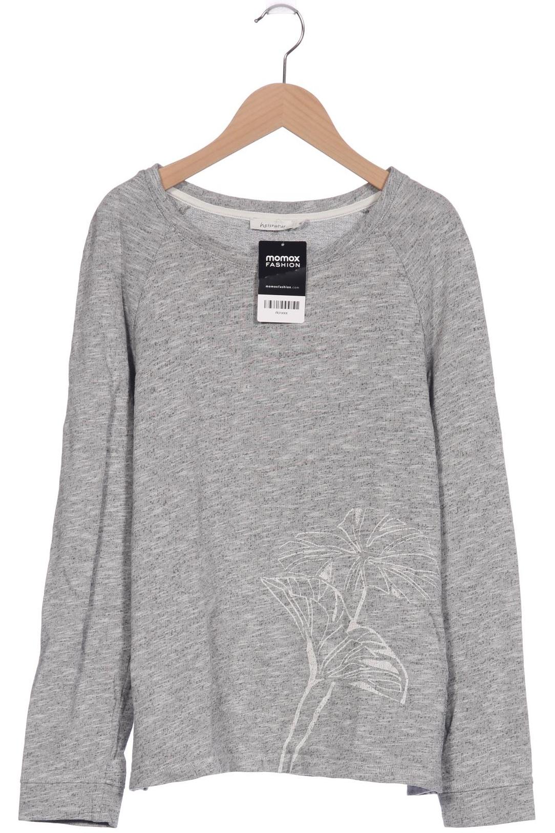 

hessnatur Damen Sweatshirt, grau, Gr. 44