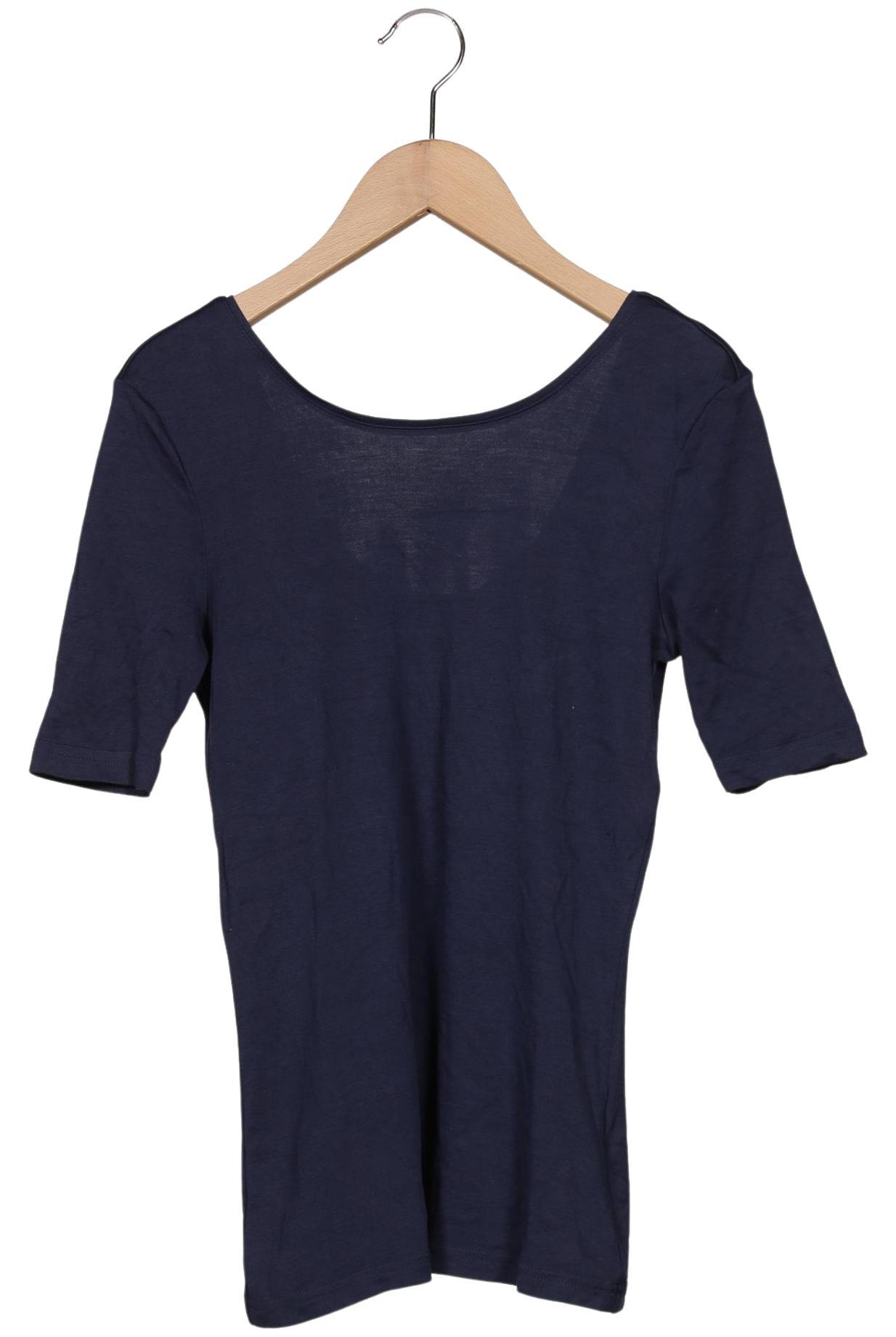 

hessnatur Damen T-Shirt, marineblau, Gr. 34