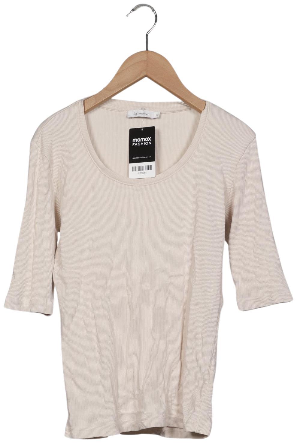 

hessnatur Damen T-Shirt, beige, Gr. 36