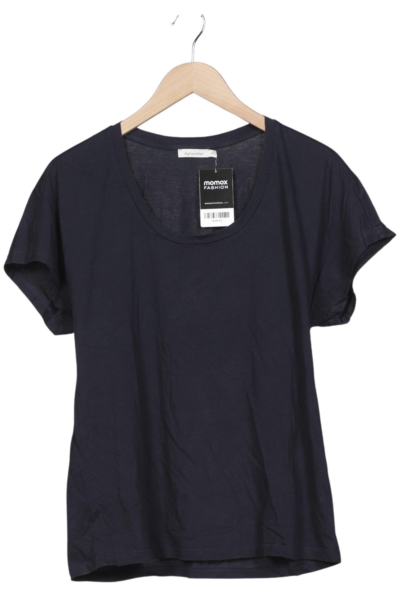 

hessnatur Damen T-Shirt, marineblau, Gr. 46