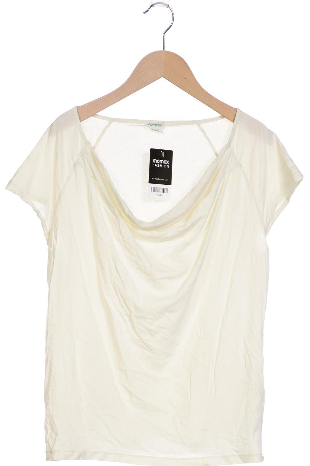 

hessnatur Damen T-Shirt, cremeweiß, Gr. 38