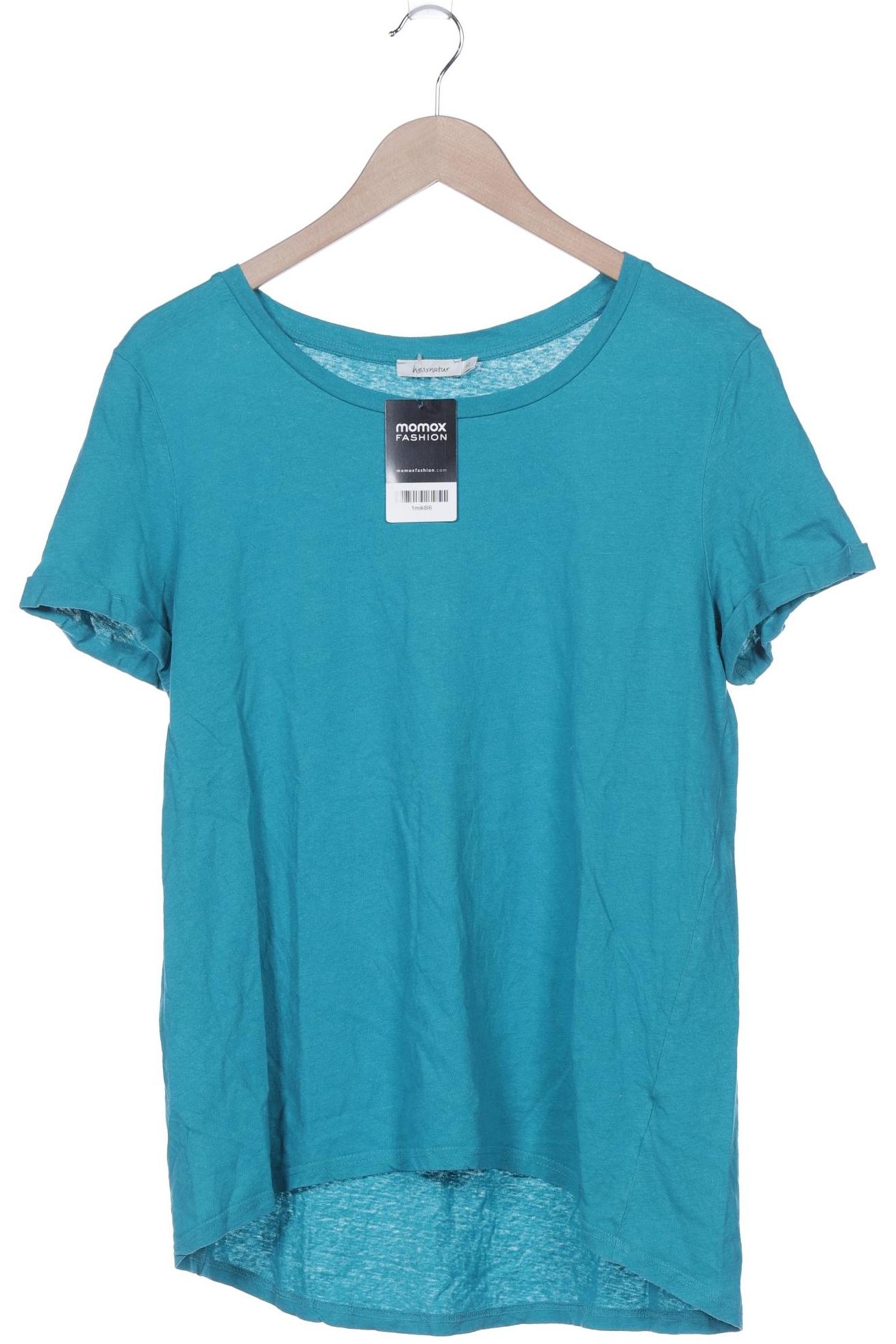 

hessnatur Damen T-Shirt, türkis, Gr. 42