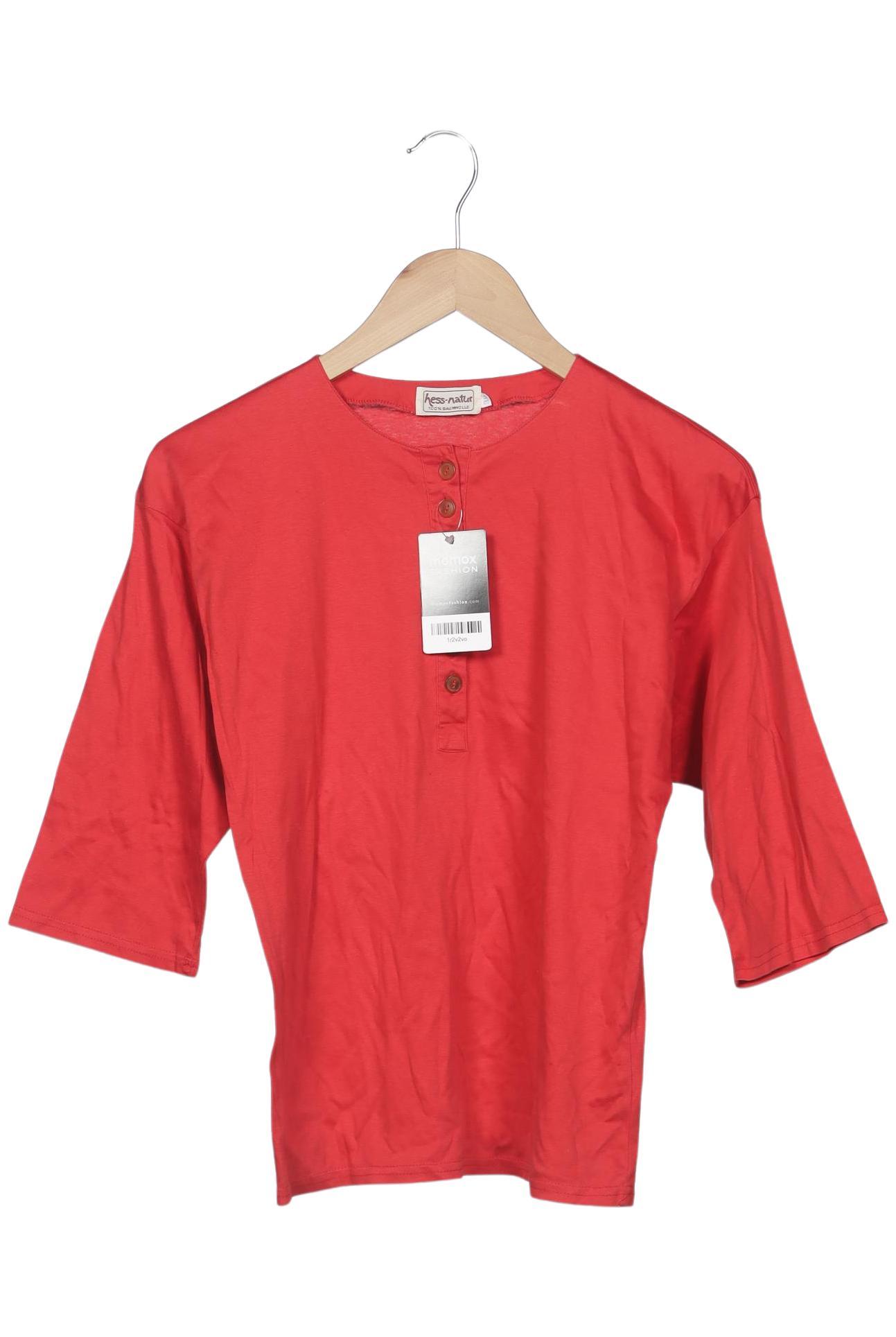 

hessnatur Damen T-Shirt, rot, Gr. 38