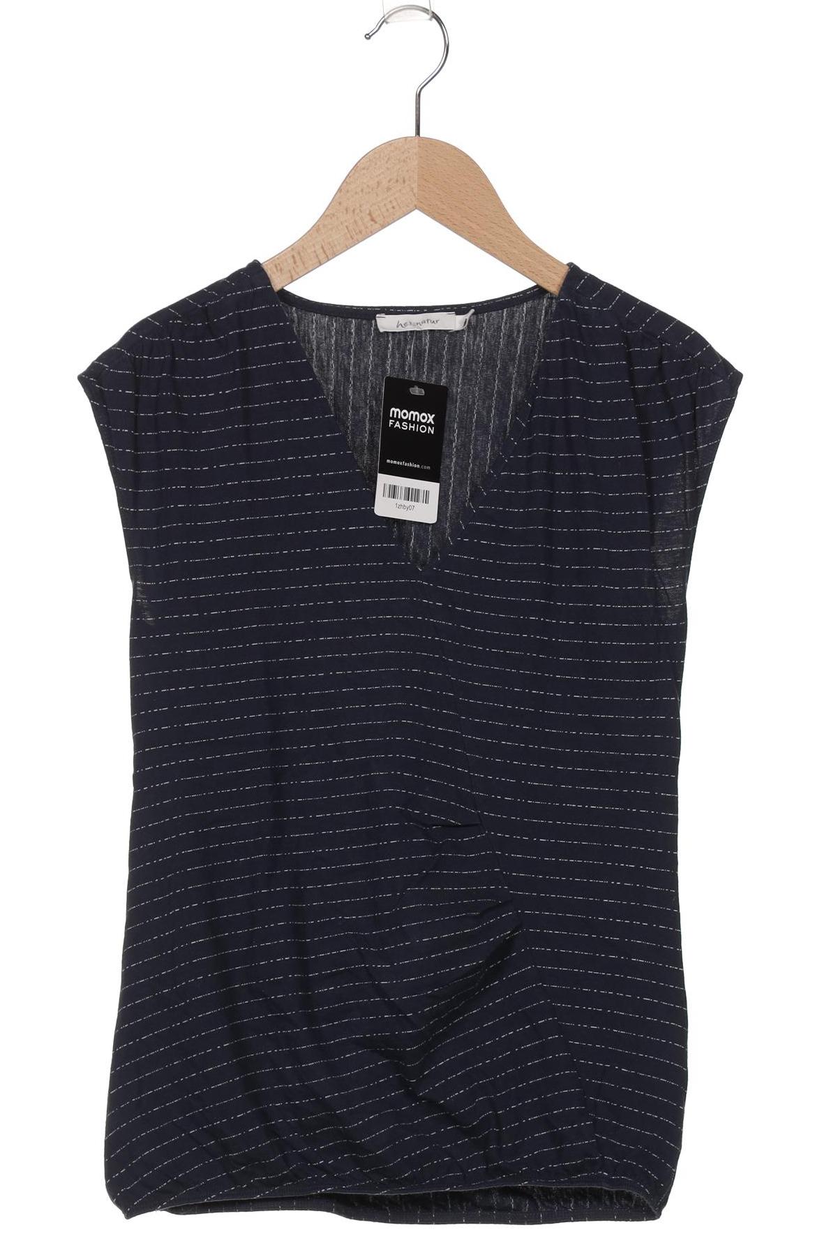 

hessnatur Damen T-Shirt, marineblau, Gr. 34