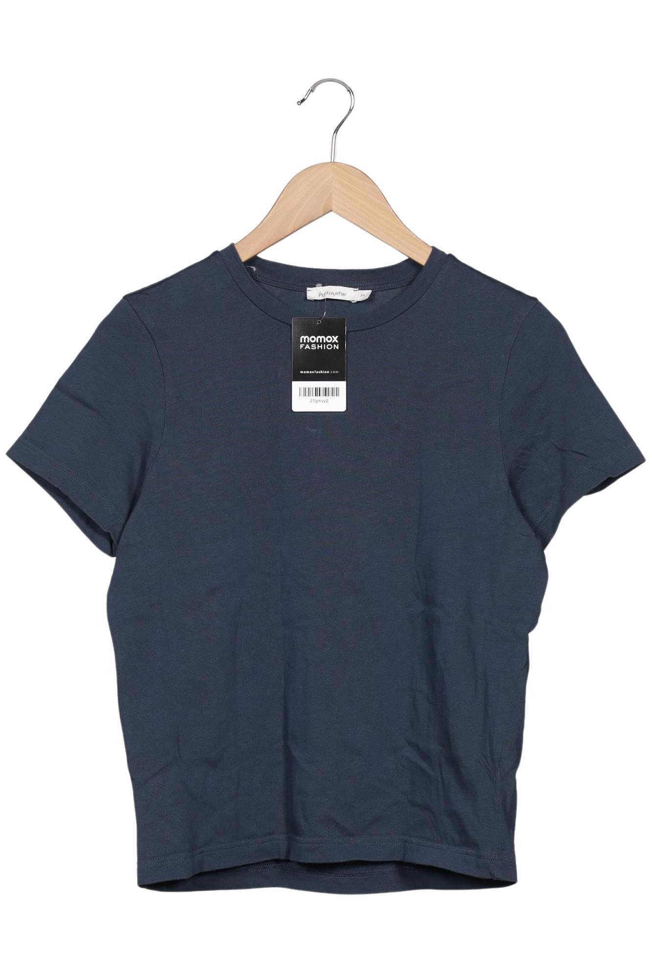 

hessnatur Damen T-Shirt, blau, Gr. 34