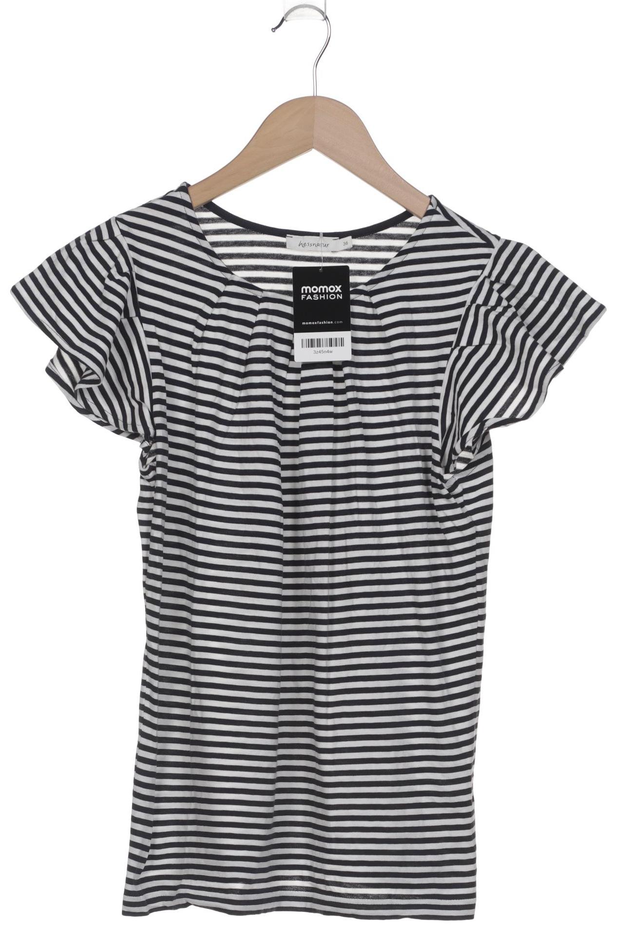

hessnatur Damen T-Shirt, schwarz, Gr. 36