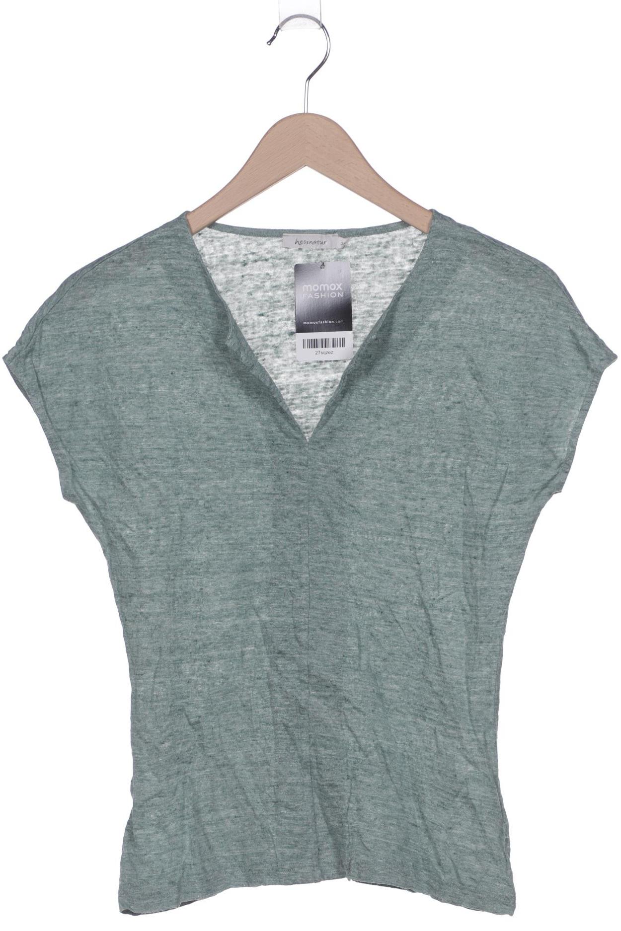 

hessnatur Damen T-Shirt, türkis, Gr. 36