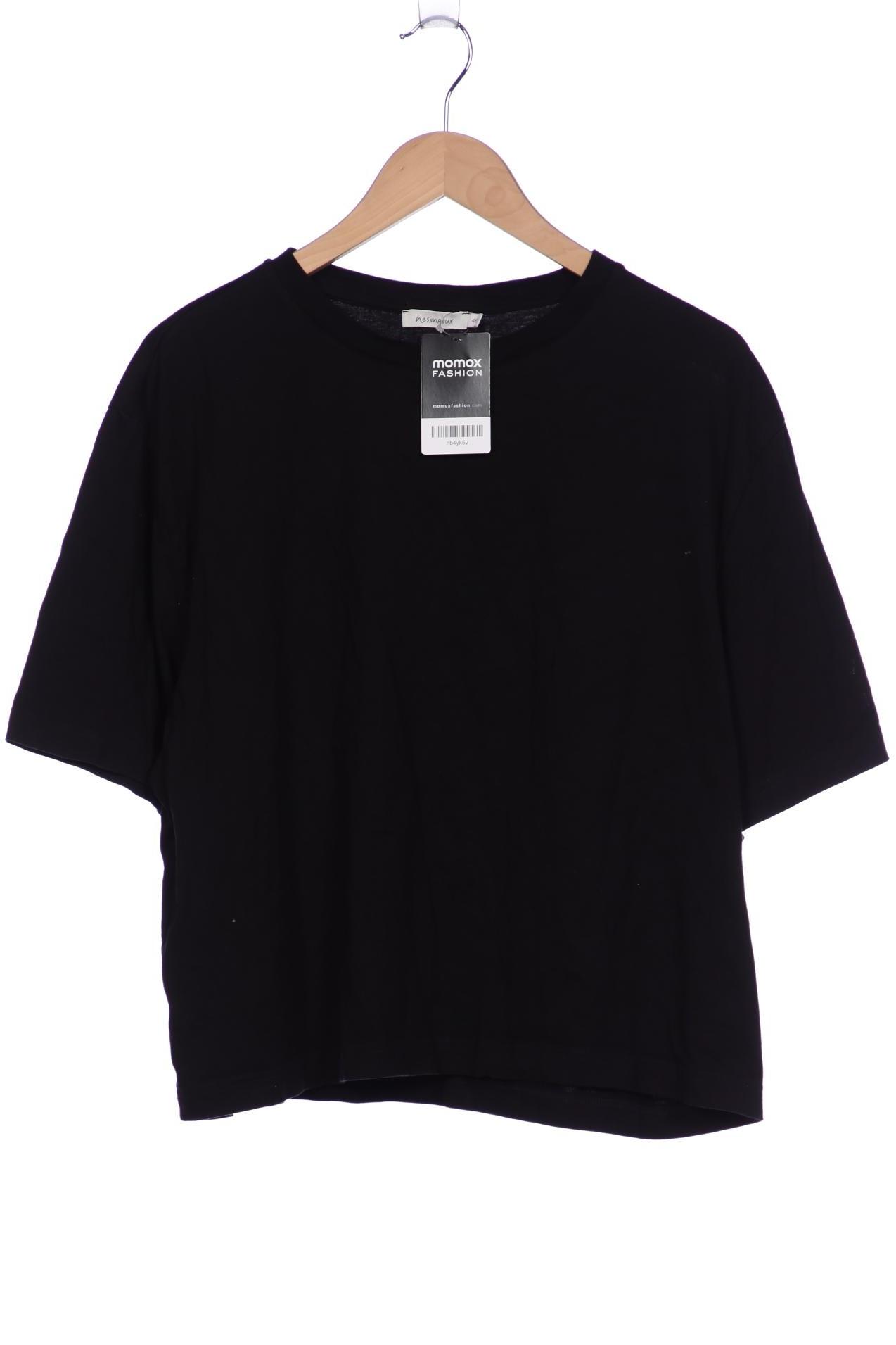 

hessnatur Damen T-Shirt, schwarz, Gr. 48