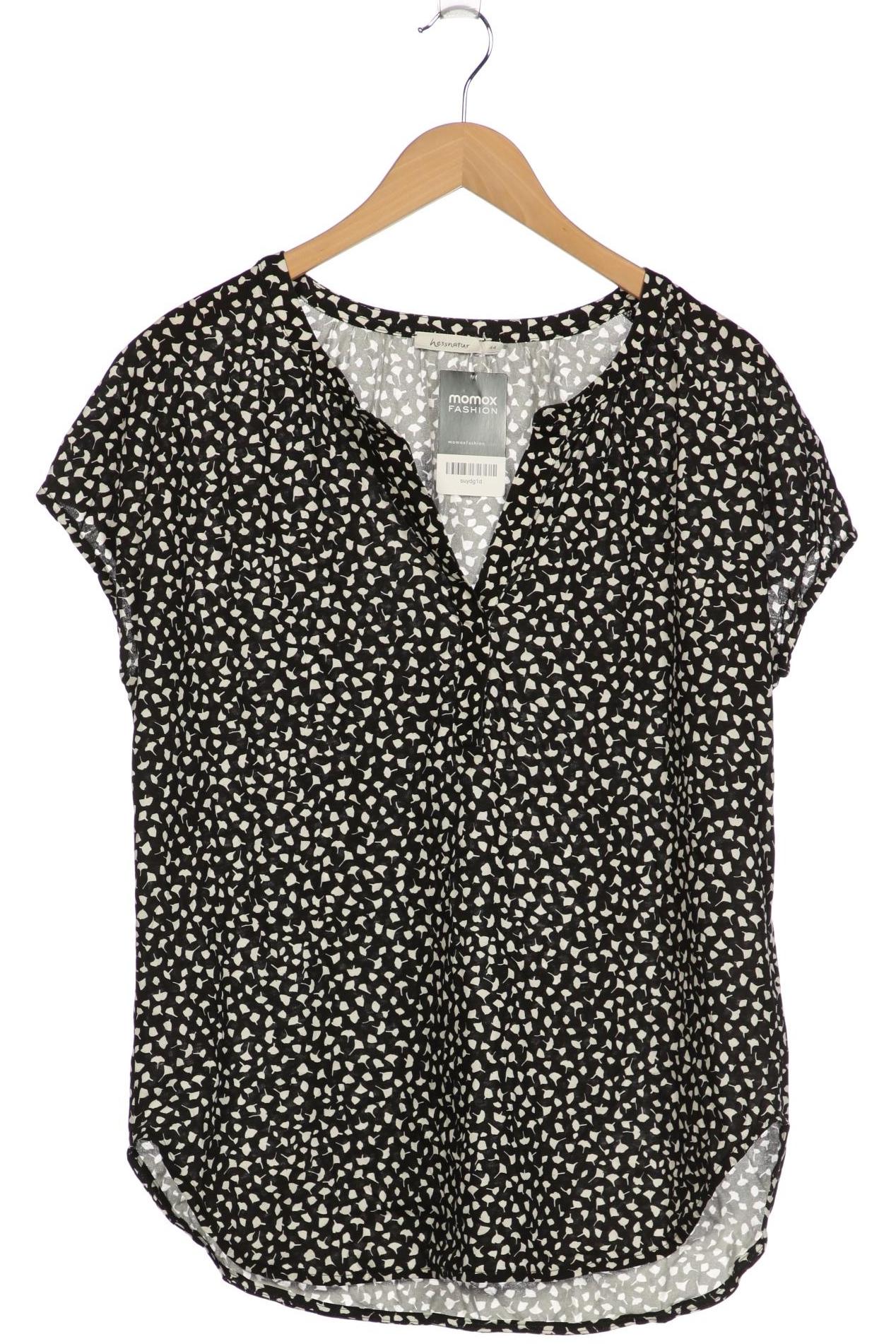 

hessnatur Damen T-Shirt, schwarz, Gr. 44