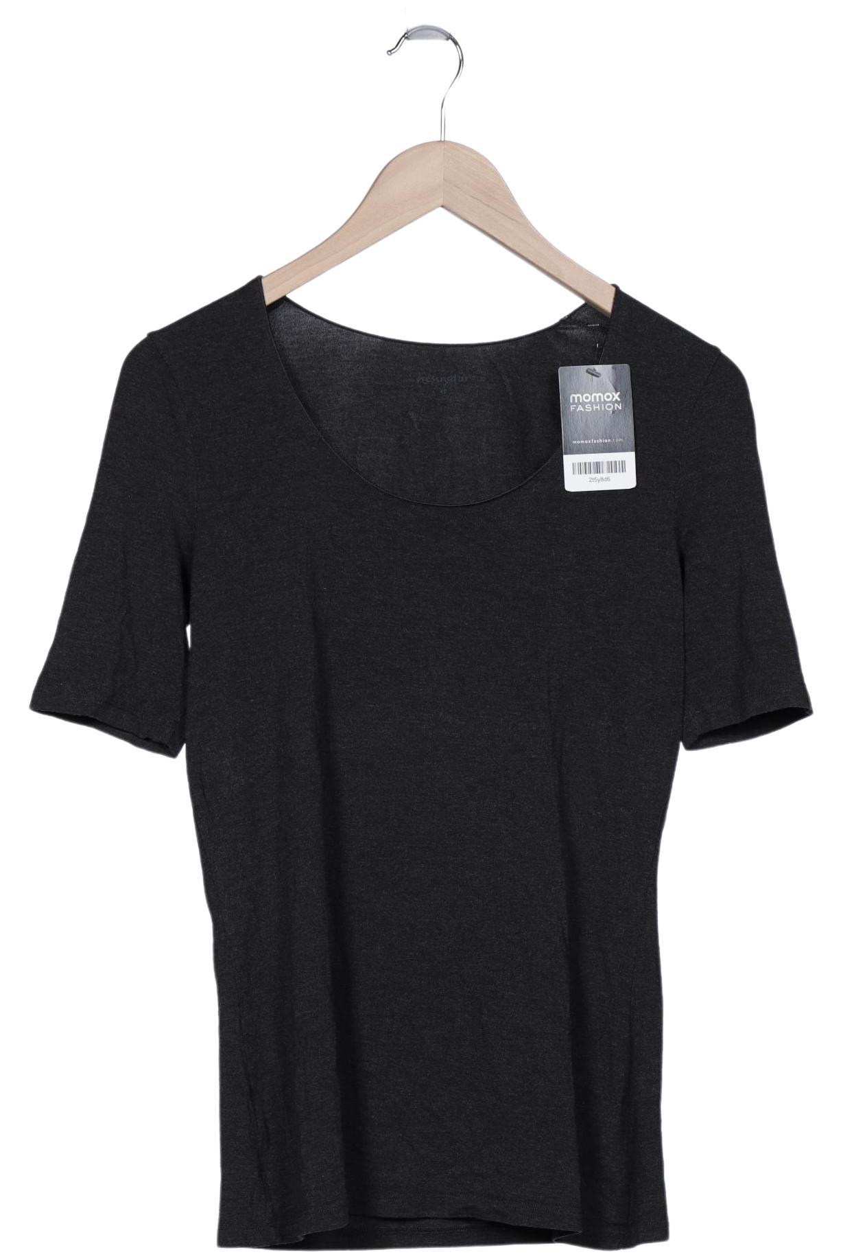 

hessnatur Damen T-Shirt, schwarz, Gr. 40