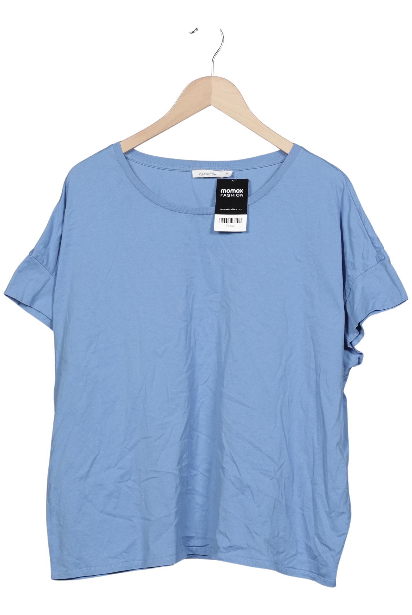 

hessnatur Damen T-Shirt, blau, Gr. 48