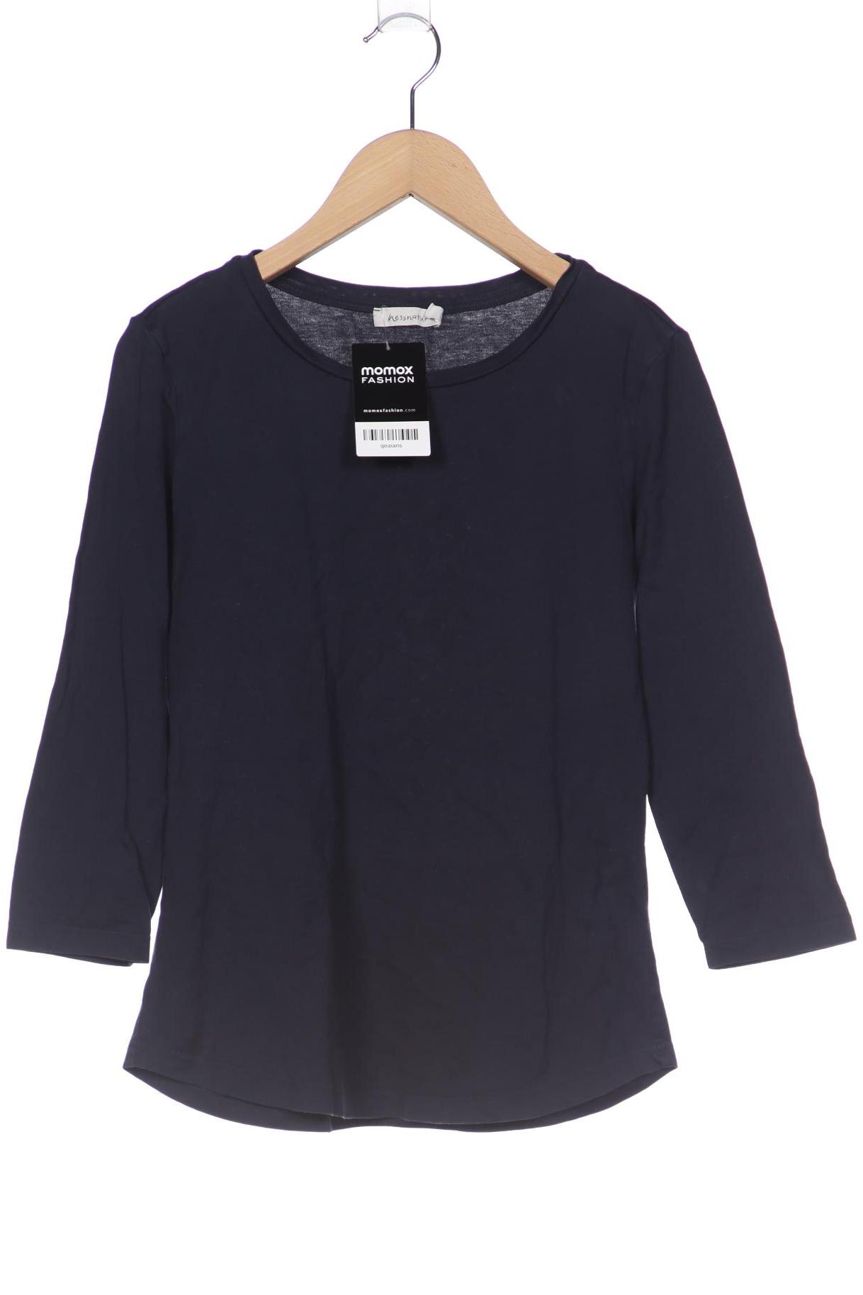 

hessnatur Damen T-Shirt, marineblau, Gr. 34